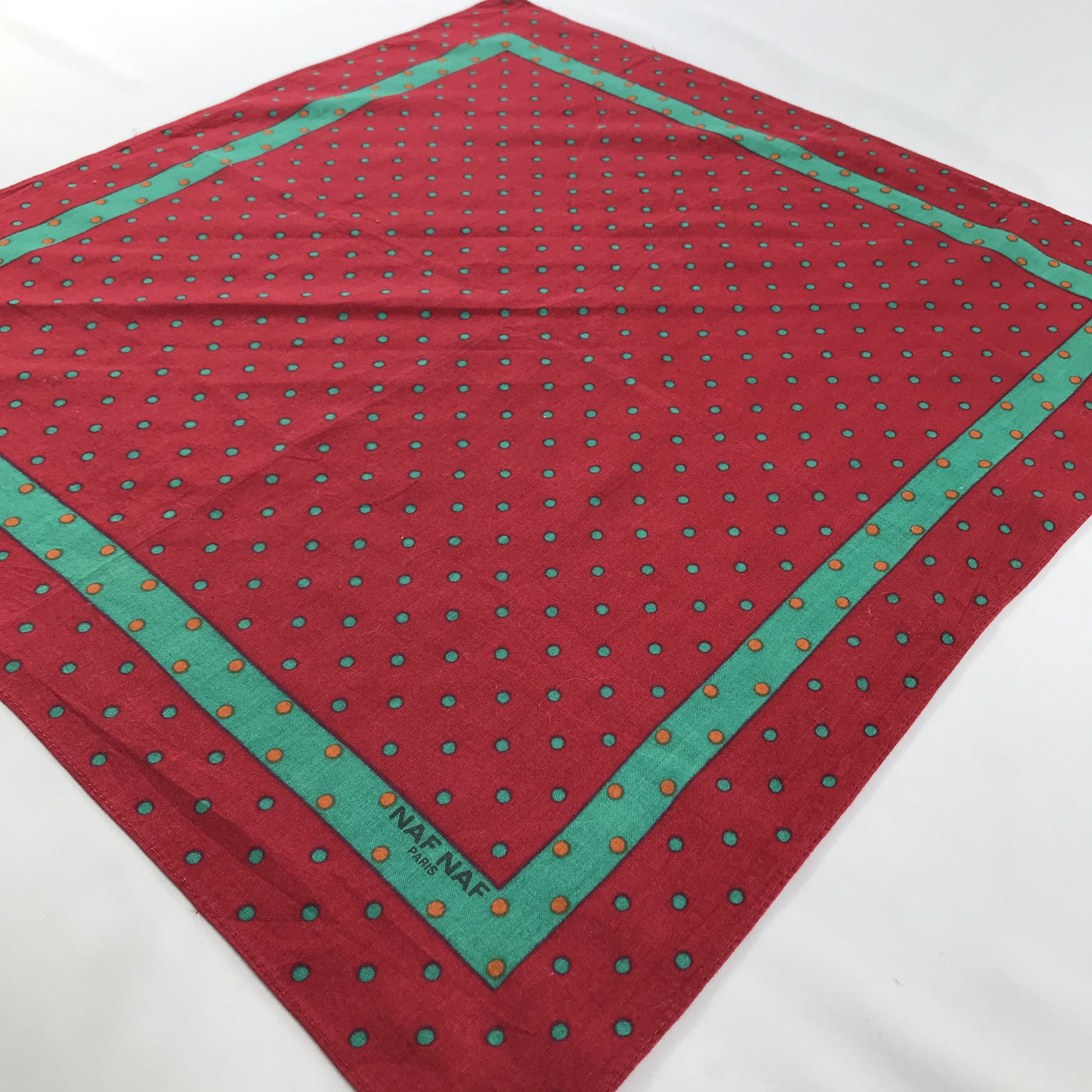 Vintage Naf Naf Bandana / Handkerchief / Neckerchief - S1379 Size ONE SIZE - 2 Thumbnail
