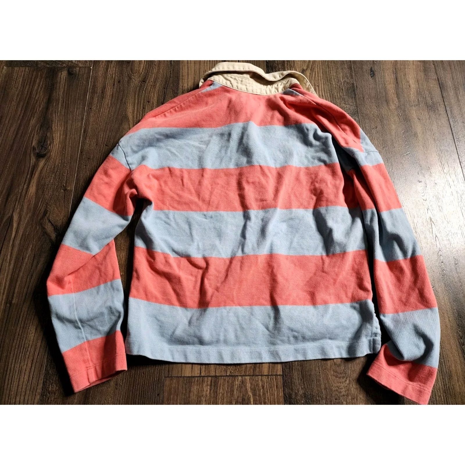 Vintage VINTAGE L.L. Bean Womens XS Rugby Striped Long Sleeve Polo Shirt Size XS / US 0-2 / IT 36-38 - 7 Thumbnail
