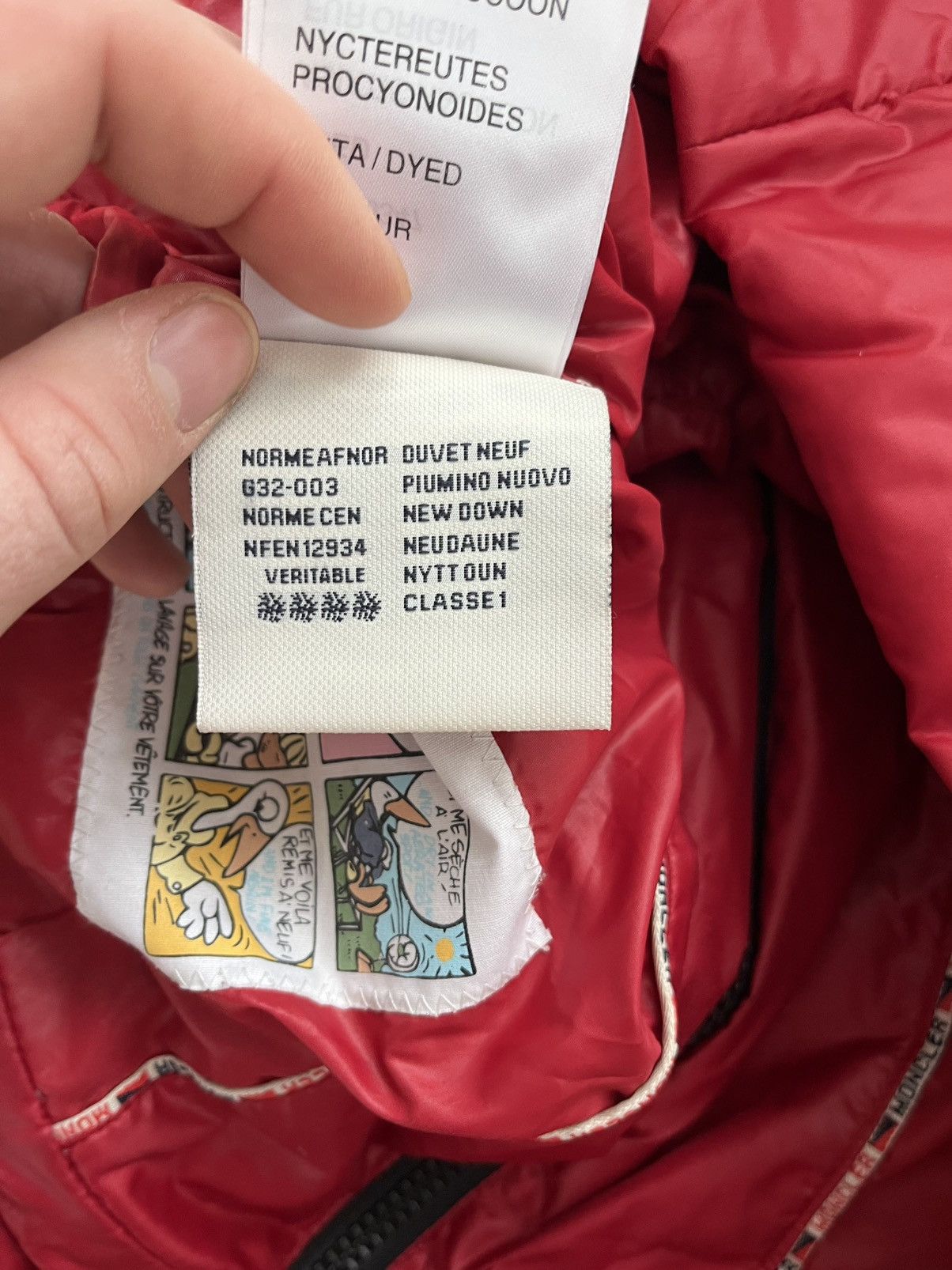 Moncler Moncler Red Down Jacket / Puffer Jacket Size M / US 6-8 / IT 42-44 - 16 Thumbnail
