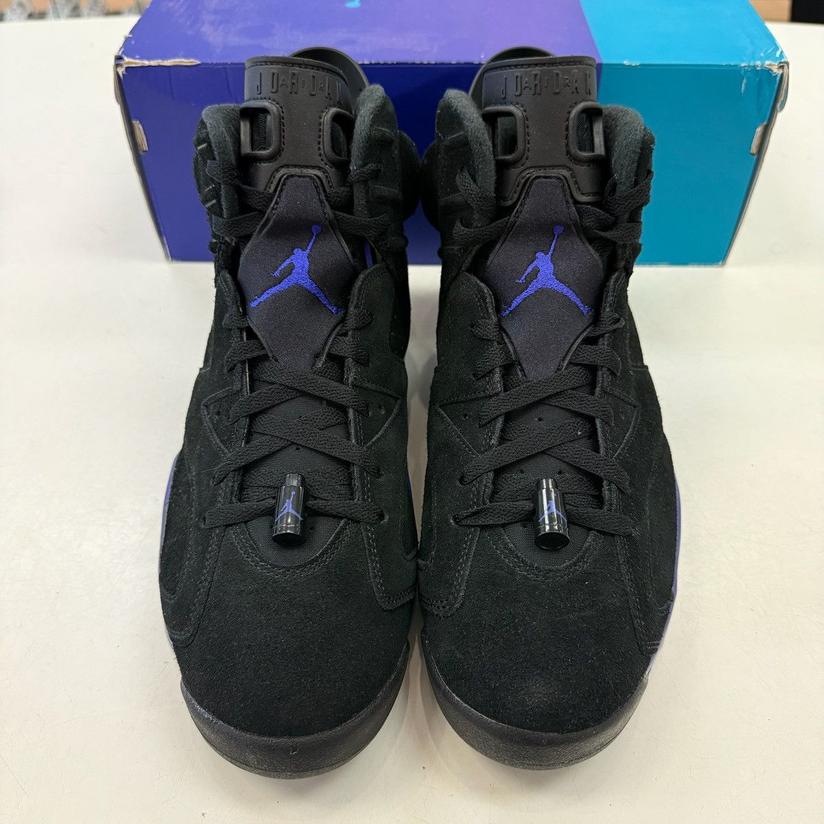 Jordan Brand Size 11.5 - Jordan 6 Retro Aqua Black Concord - CT8529-004 Size US 11.5 / EU 44-45 - 4 Thumbnail