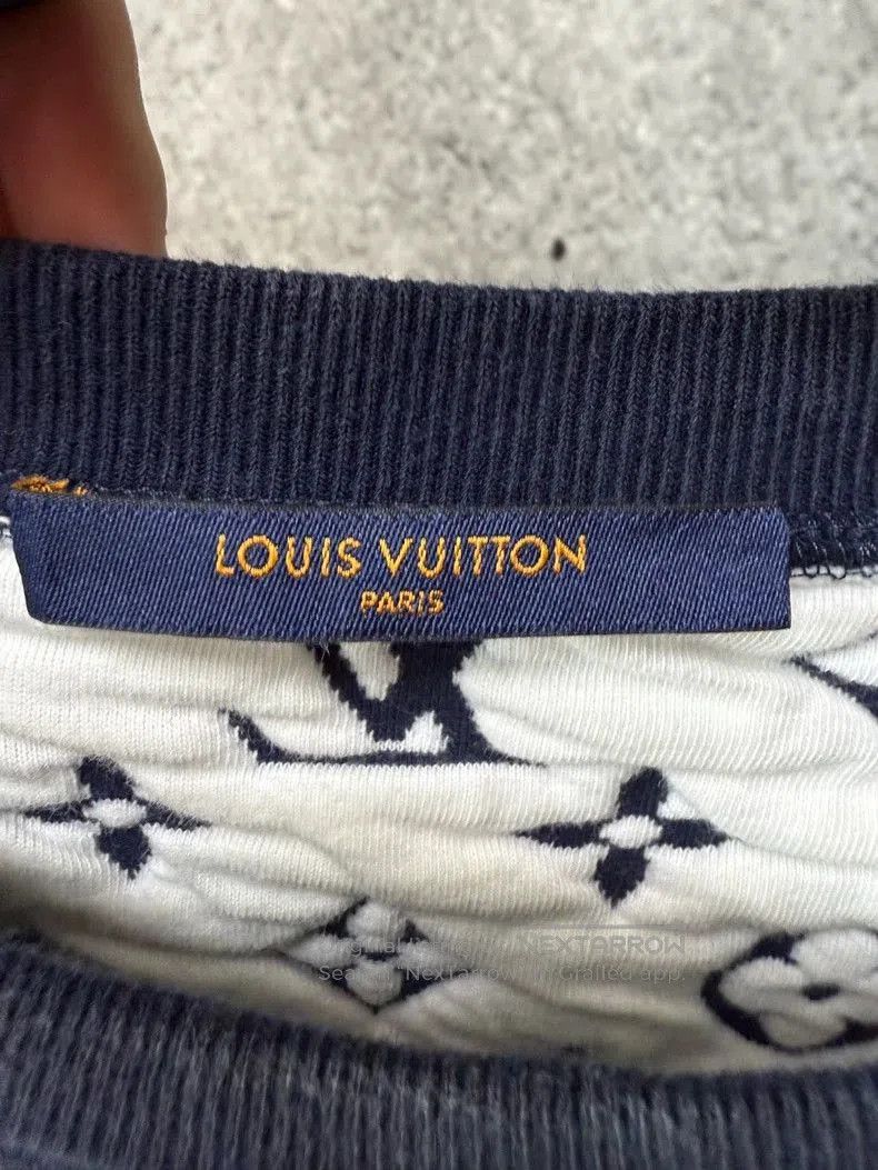 Louis Vuitton Louis Vuitton Monogram Print Sweatshirt M. Size US M / EU 48-50 / 2 - 3 Thumbnail