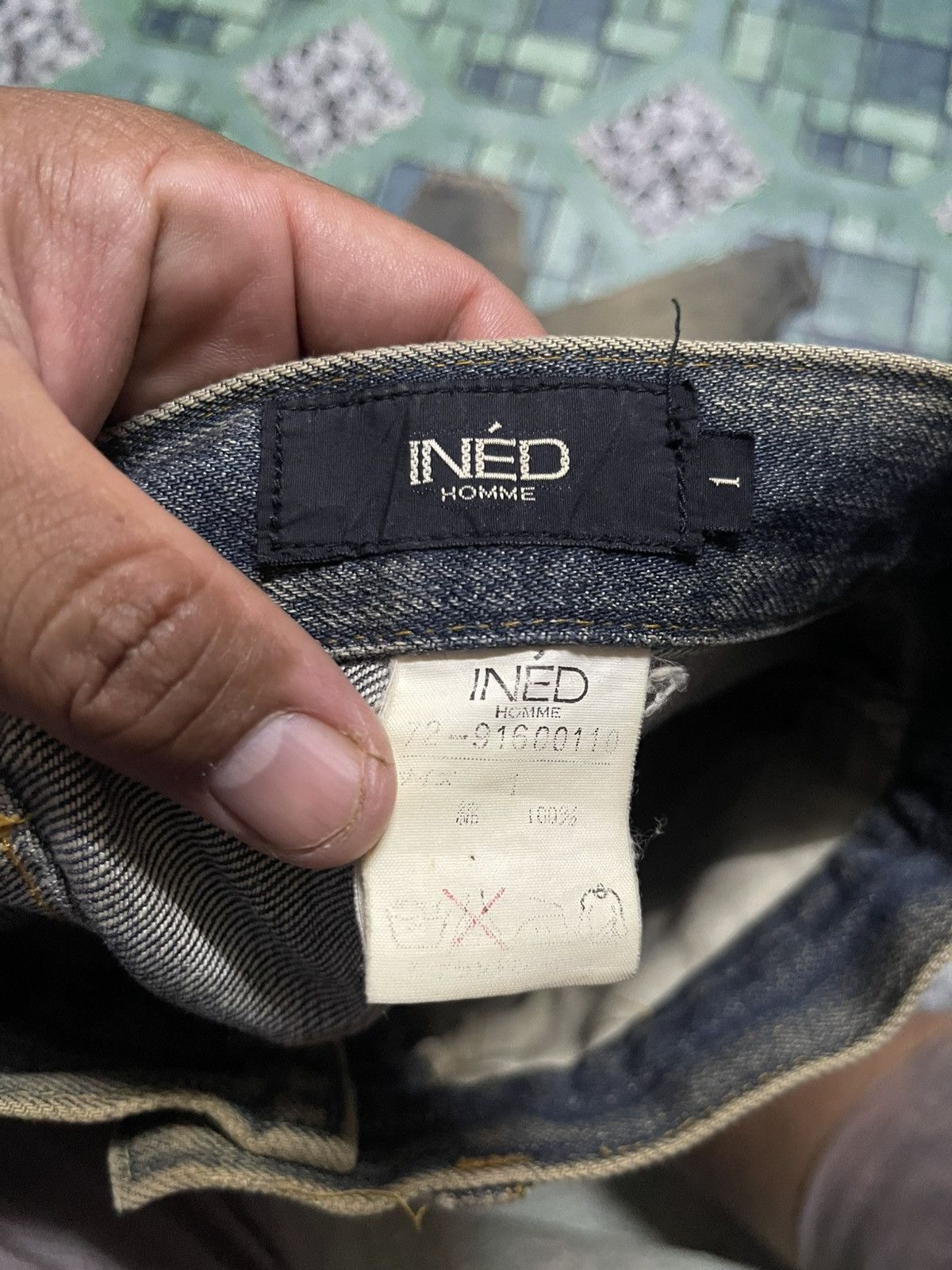 Yohji Yamamoto Distressed Denim Ined By Yohji Yamamoto Denim Pant Size US 30 / EU 46 - 10 Thumbnail