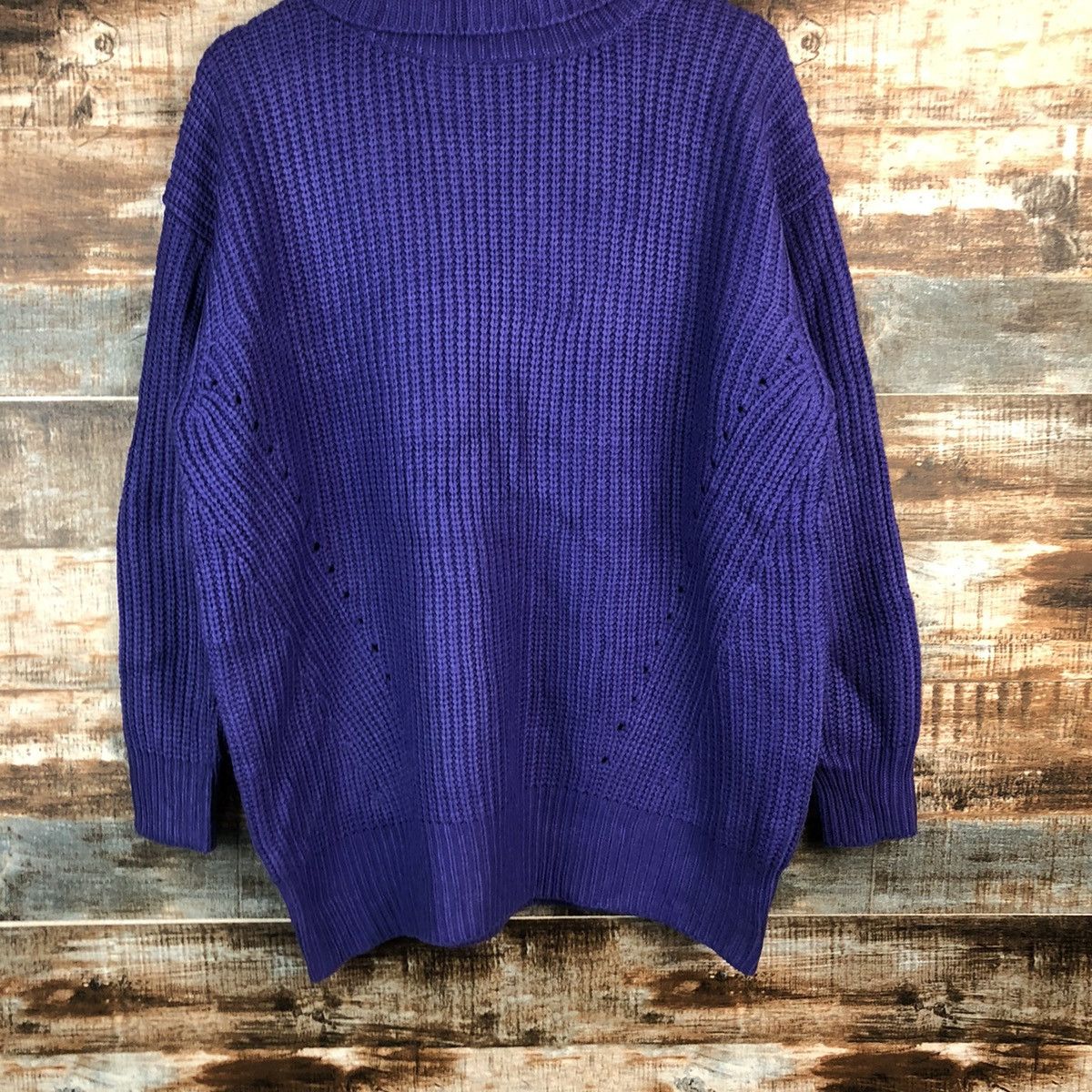 Homespun Knitwear × LOWRYS FARM Lowyrs Farm Purple Knitwear #A2349 Size XL / US 12-14 / IT 48-50 - 3 Thumbnail