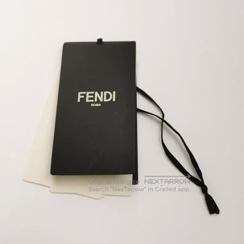Fendi Fendi Pure cotton letter logo round neck T-shirt Size XS / US 0-2 / IT 36-38 - 4 Thumbnail