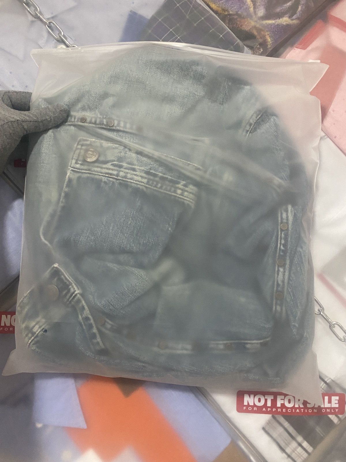 Just Cavalli Vintage Roberto Cavalli Stud Denim Jacket Overlong Sleeve Size US M / EU 48-50 / 2 - 20 Thumbnail