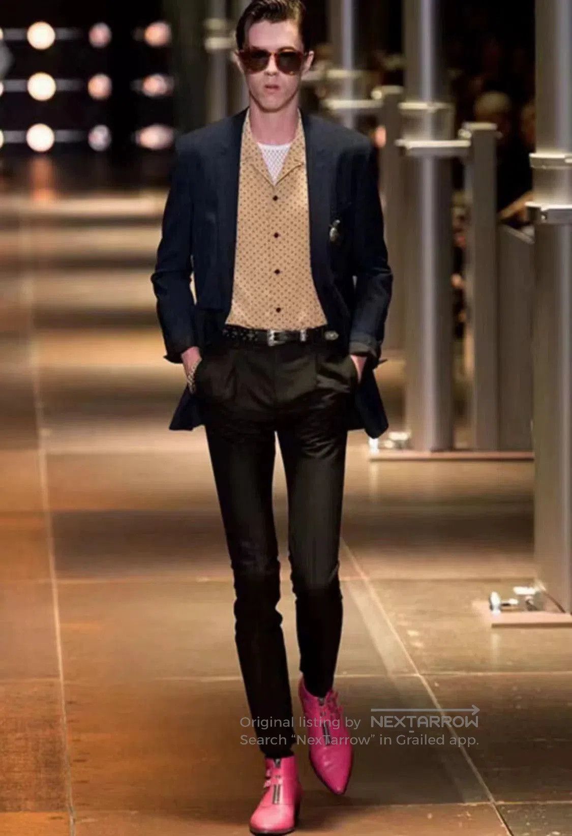 Saint Laurent Paris Saint Laurent 14SS Cuban Collar Silk Shirt. Size US M / EU 48-50 / 2 - 7 Thumbnail