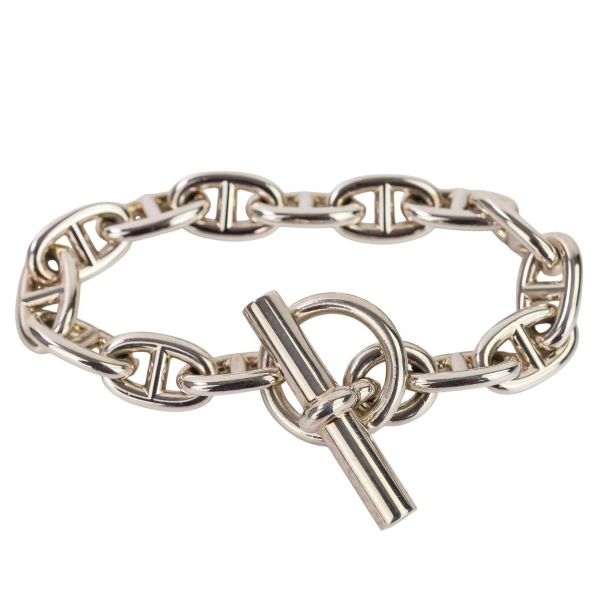 Hermes HERMES Chaine d'Ancre MM 14-link bracelet, sterling silver 925, women's. Size ONE SIZE - 1 Thumbnail