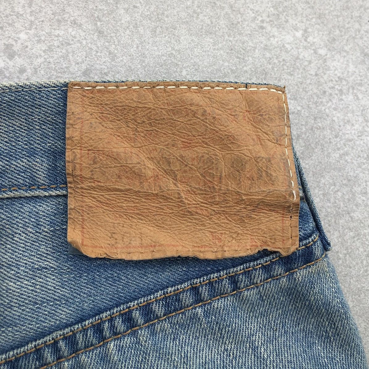Levi's Vintage Clothing Vintage Levis 501 BigE Selvedge Redline Patchwork Denim Pant Size US 36 / EU 52 - 16 Thumbnail