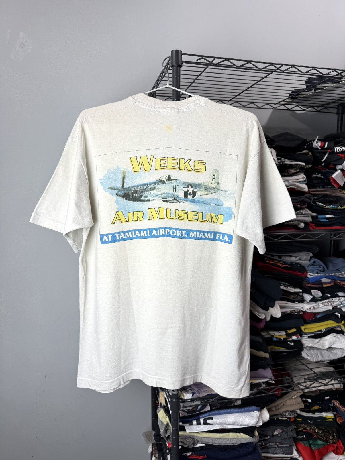 Vintage Vintage US Air Force Bomber T Shirt Ww2 Size US L / EU 52-54 / 3 - 1 Thumbnail