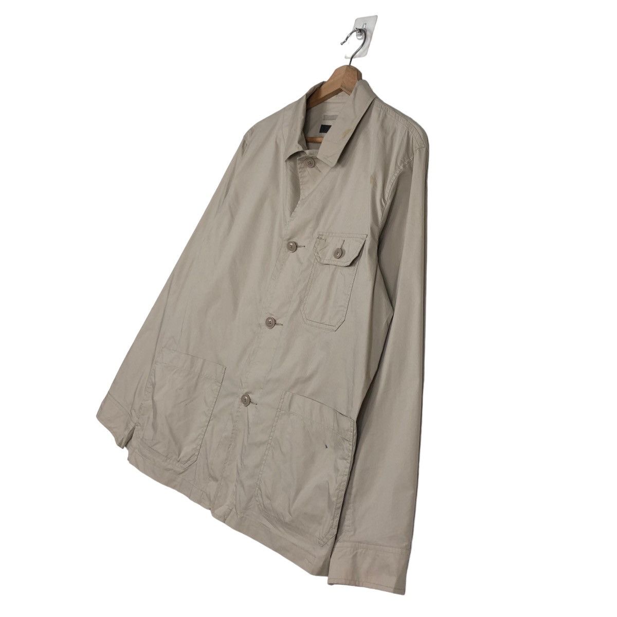 Japanese Brand Vintage Chore Jacket Multi Pocket Cargo Uniqlo Issey Miyake Size US L / EU 52-54 / 3 - 2 Thumbnail