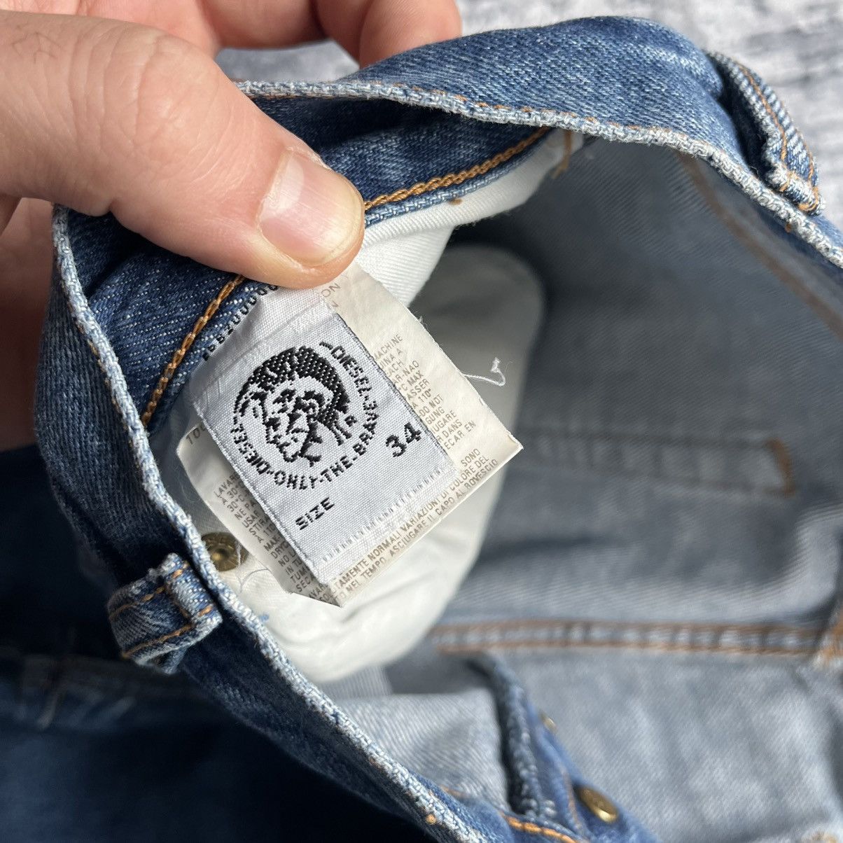 Diesel Diesel Jeans Selvedge Denim Vintage Streetwear Y2K Pants Size US 34 / EU 50 - 12 Thumbnail