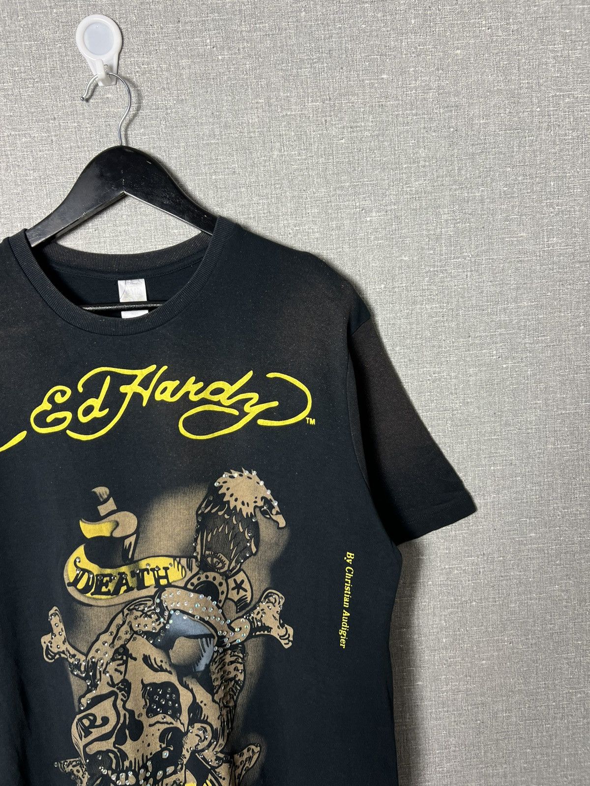 Ed Hardy Y2K Ed Hardy by Christian Audigier Big Logo Rare Print Tee Size US L / EU 52-54 / 3 - 3 Thumbnail
