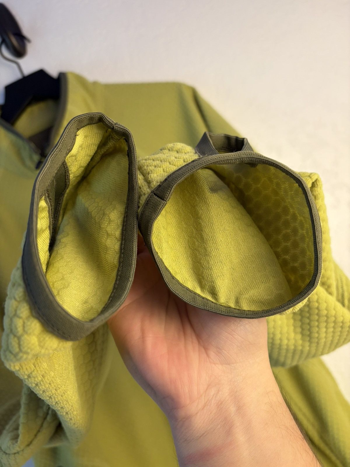 Palace Acid green Run it half zip thermal track jacket Size US XL / EU 56 / 4 - 10 Thumbnail