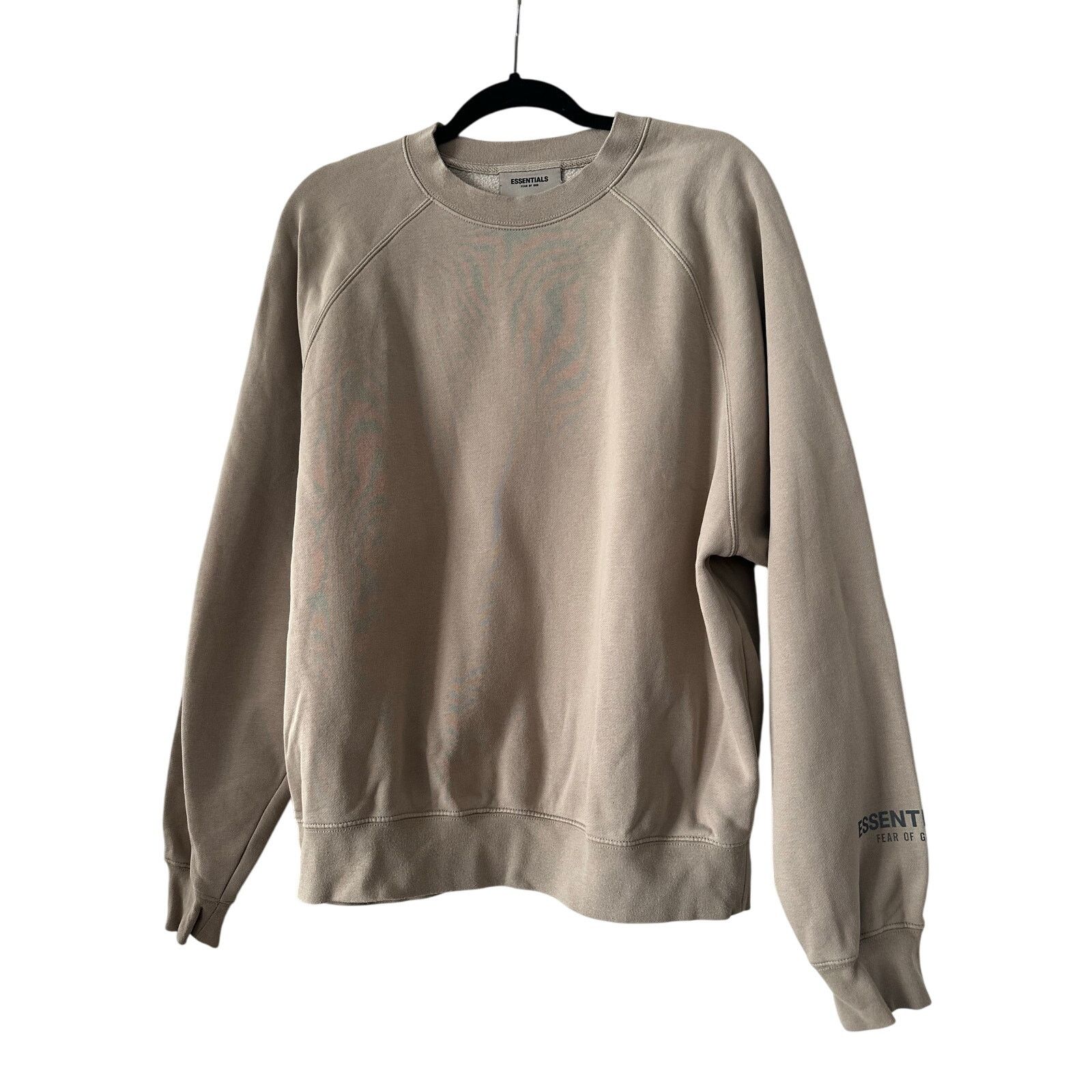 Fear of God Essentials Men's Brown Fleece Crewneck - Size S