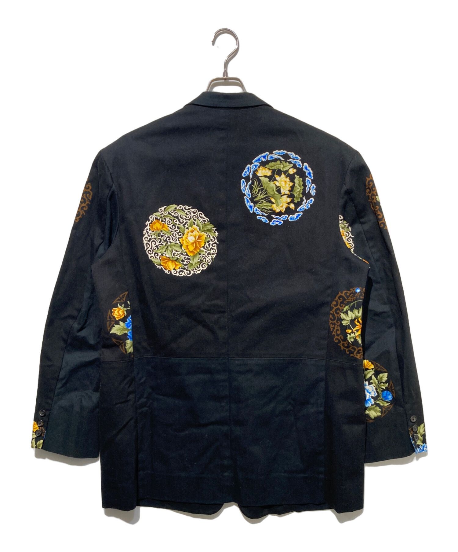 Yohji Yamamoto Yohji Yamamoto pour homme 96SS Floral Print Tailored Jacket Size US M / EU 48-50 / 2 - 2 Thumbnail