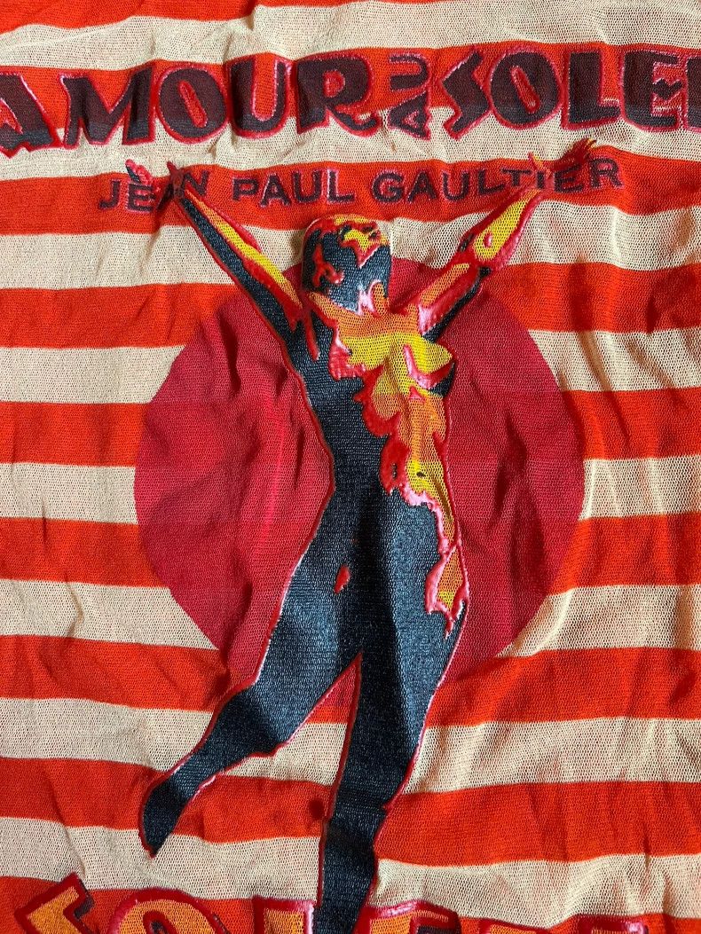 Jean Paul Gaultier jean paul gaultier Offset printing portrait gauze long sle Size US XS / EU 42 / 0 - 3 Thumbnail