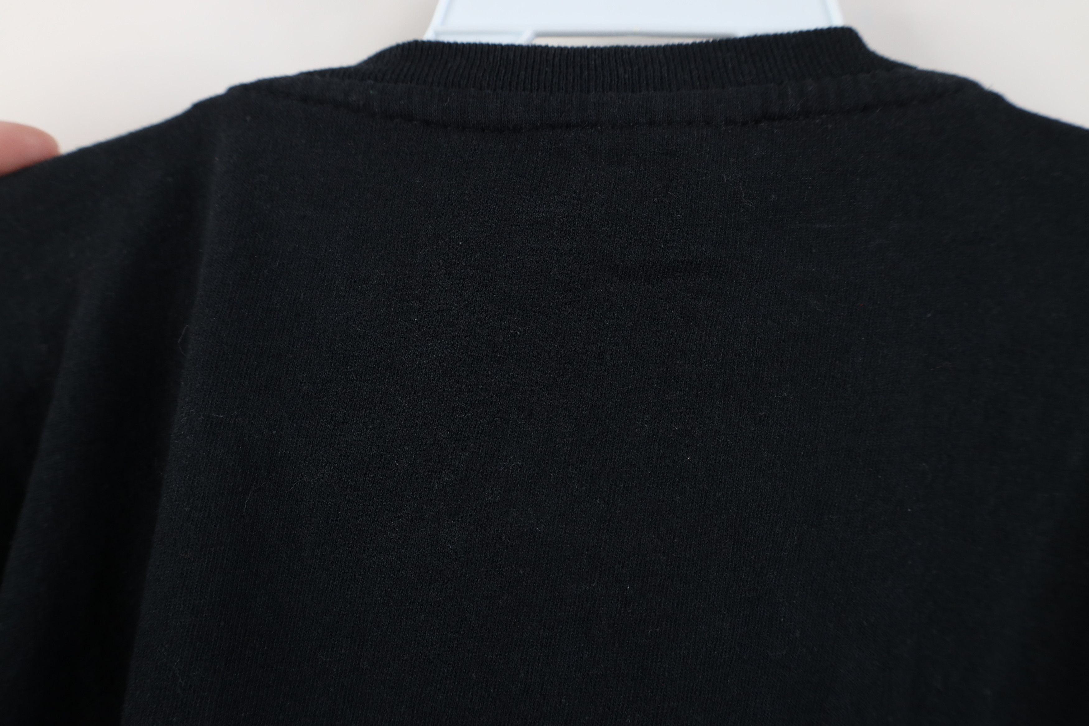 Vintage Vintage 90s Y2K Streetwear Cotton Short Sleeve T-Shirt Black Size US L / EU 52-54 / 3 - 9 Thumbnail