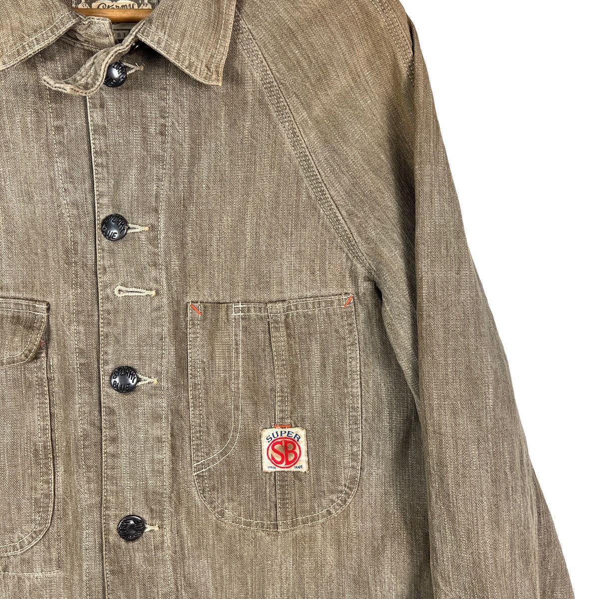 Kapital 🔥 STORMY BLUE by PHERROWS CHORE JACKET MADE IN JAPAN Size US M / EU 48-50 / 2 - 3 Thumbnail