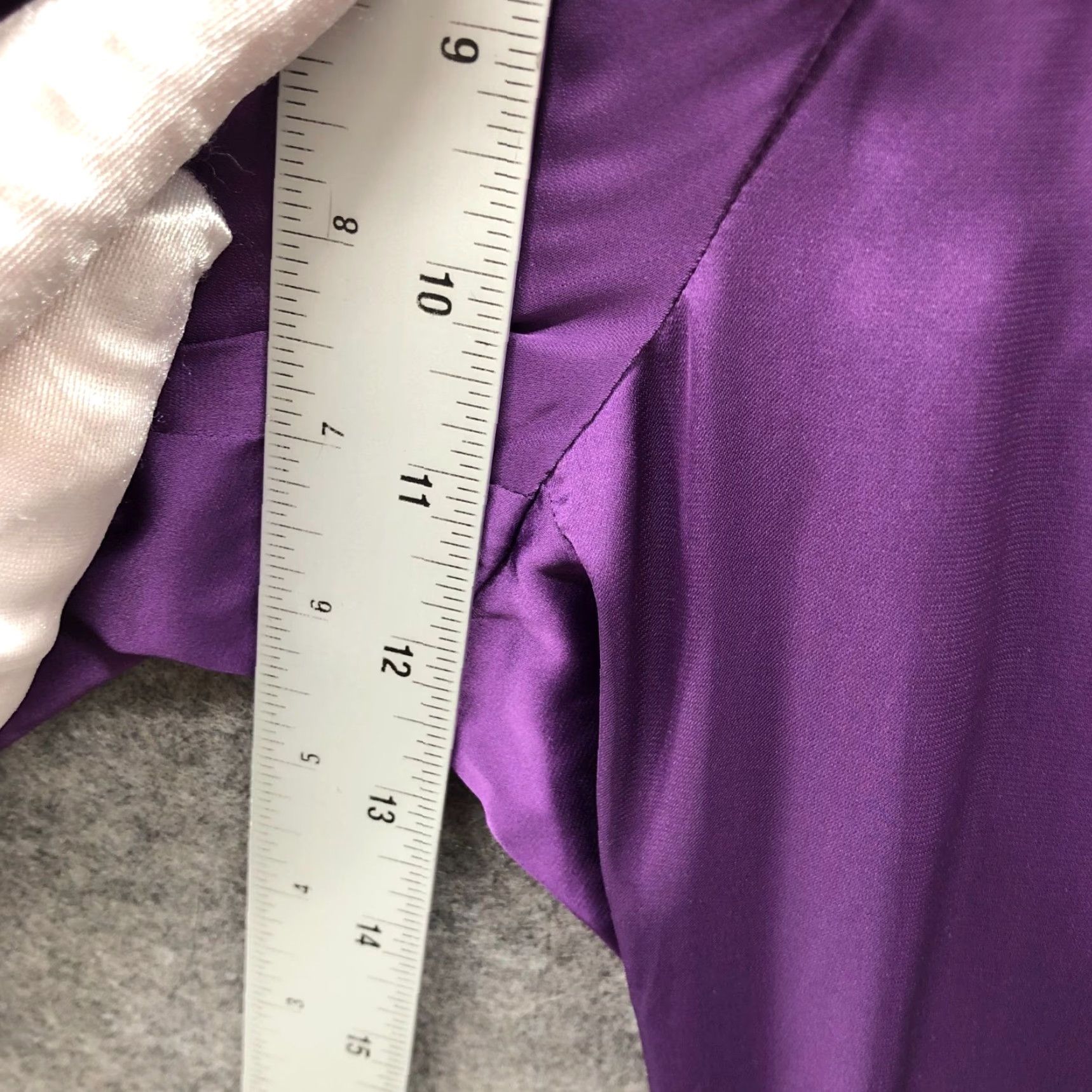 Vintage Montserrat NY Satin Lounge Pants Womens S Purple Pull On Pajama Size 28" / US 6 / IT 42 - 7 Thumbnail