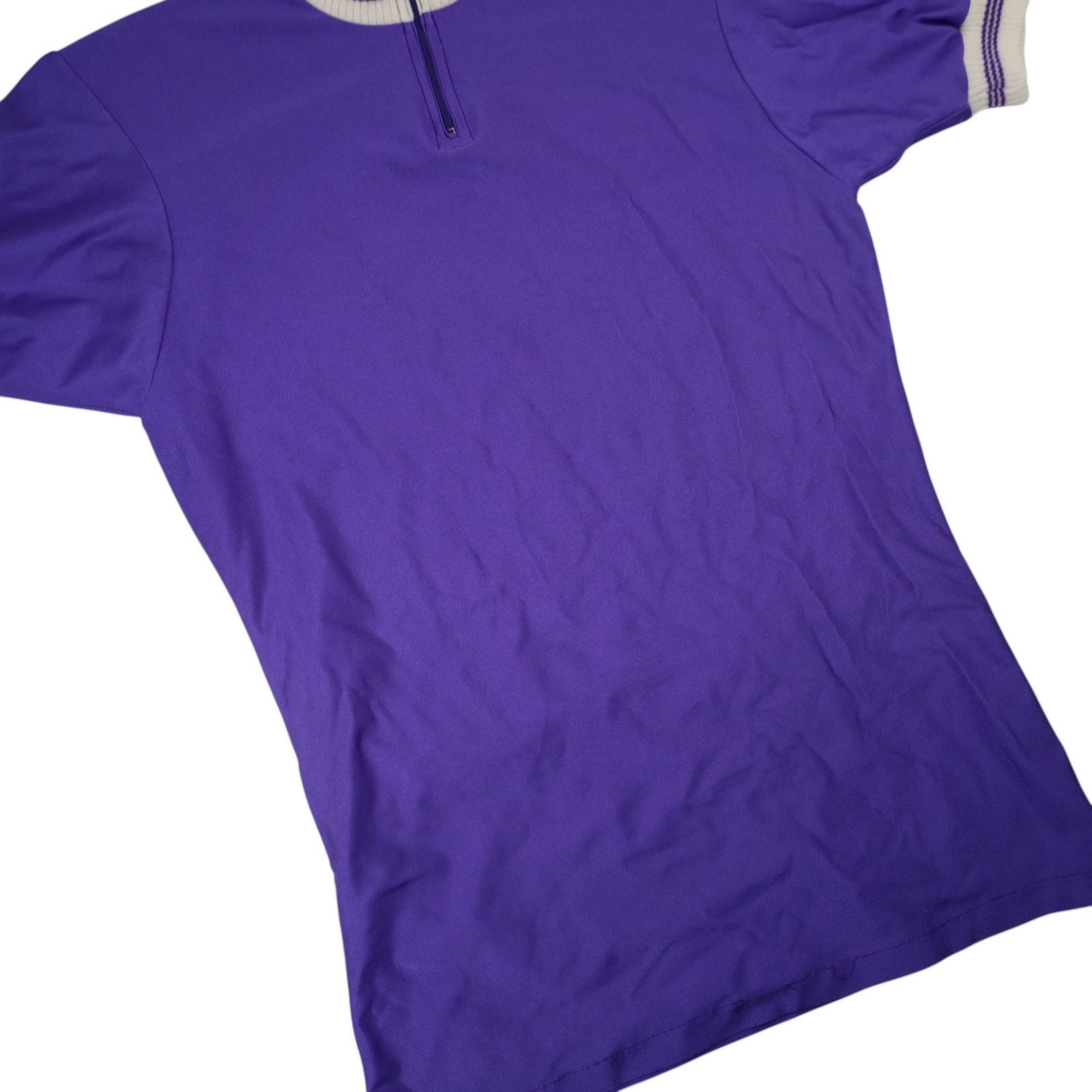 Vintage 70s True VTG DuPont Lycra Au Tour De France Cycling Jersey Size US S / EU 44-46 / 1 - 3 Thumbnail