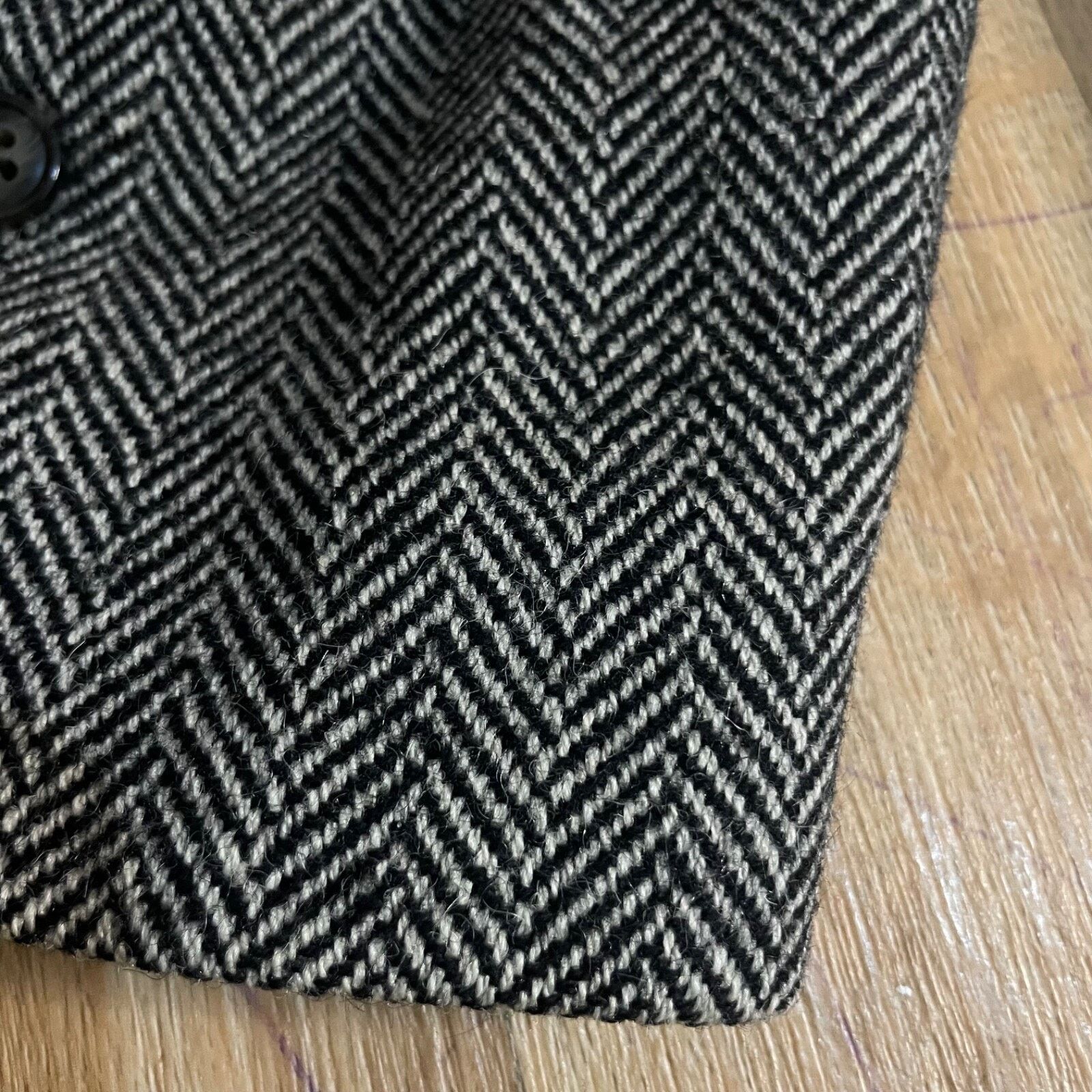 Burberry VINTAGE burberry trench coat tweed ALPACA WOOL overcoat mens Size US M / EU 48-50 / 2 - 9 Thumbnail