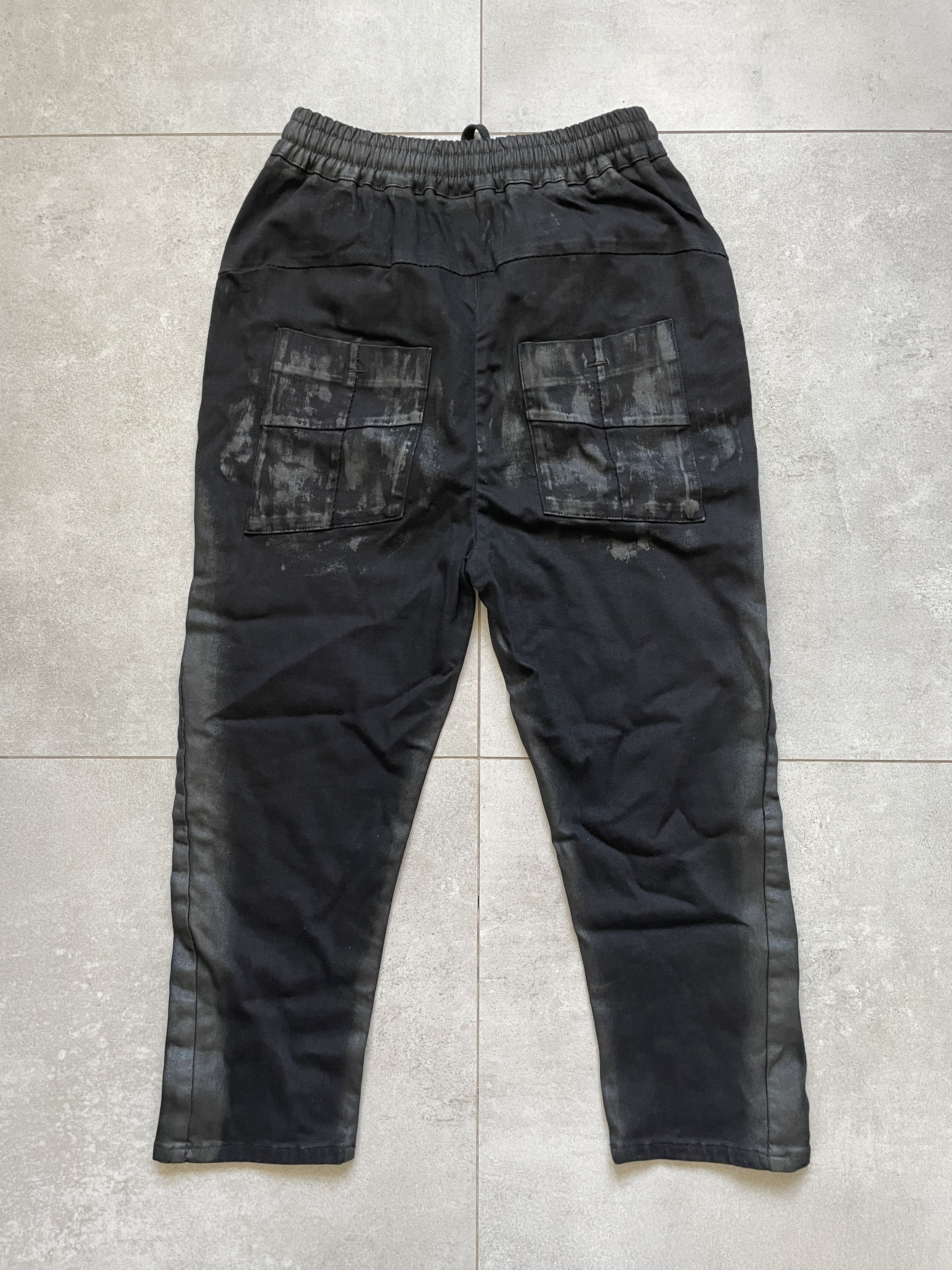 Thom Krom BLACK THOM KROM MT87 DROPPED CROTCH RICK OWENS TYPE PANTS Size US 32 / EU 48 - 1 Thumbnail