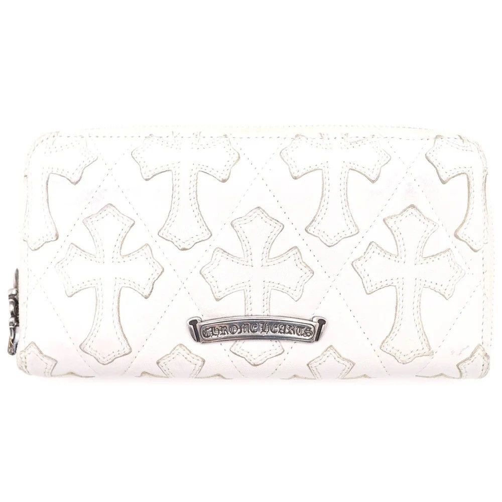 Chrome Hearts Chrome Hearts cemetery cross leather patch wallet Size ONE SIZE - 1 Thumbnail