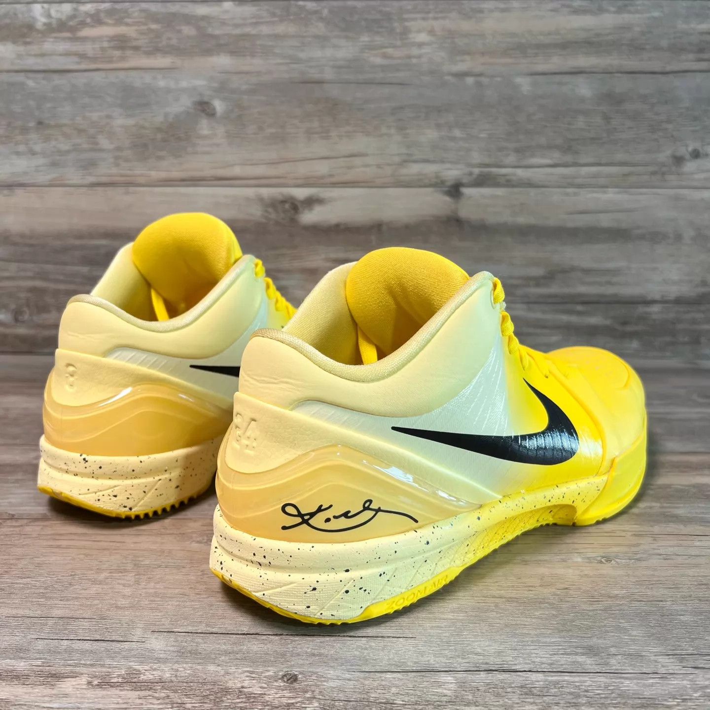 Nike Nike Zoom Kobe 4 ZK4 Black/Yellow IH0587-700 Size US 10 / EU 43 - 3 Thumbnail