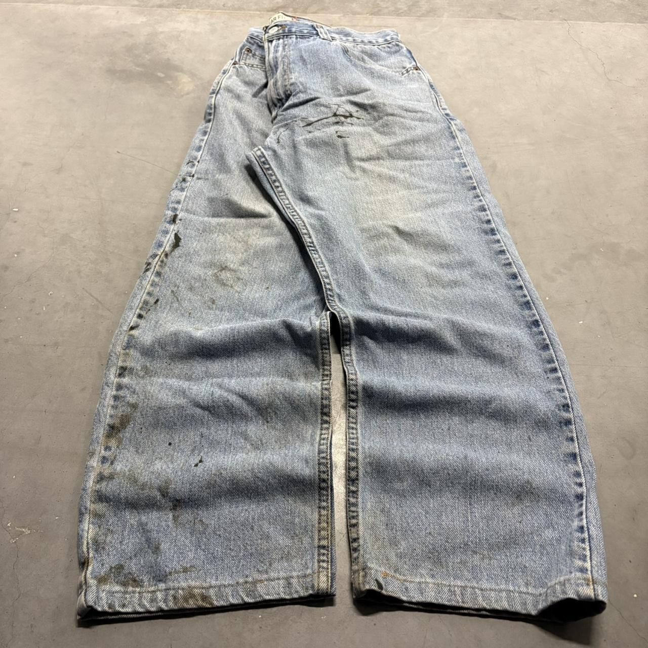 Levi's Crazy Vintage Y2K/2000s Baggy Levis 505 Medium Blue Wash Denim Jeans! Size US 36 / EU 52 - 1 Thumbnail