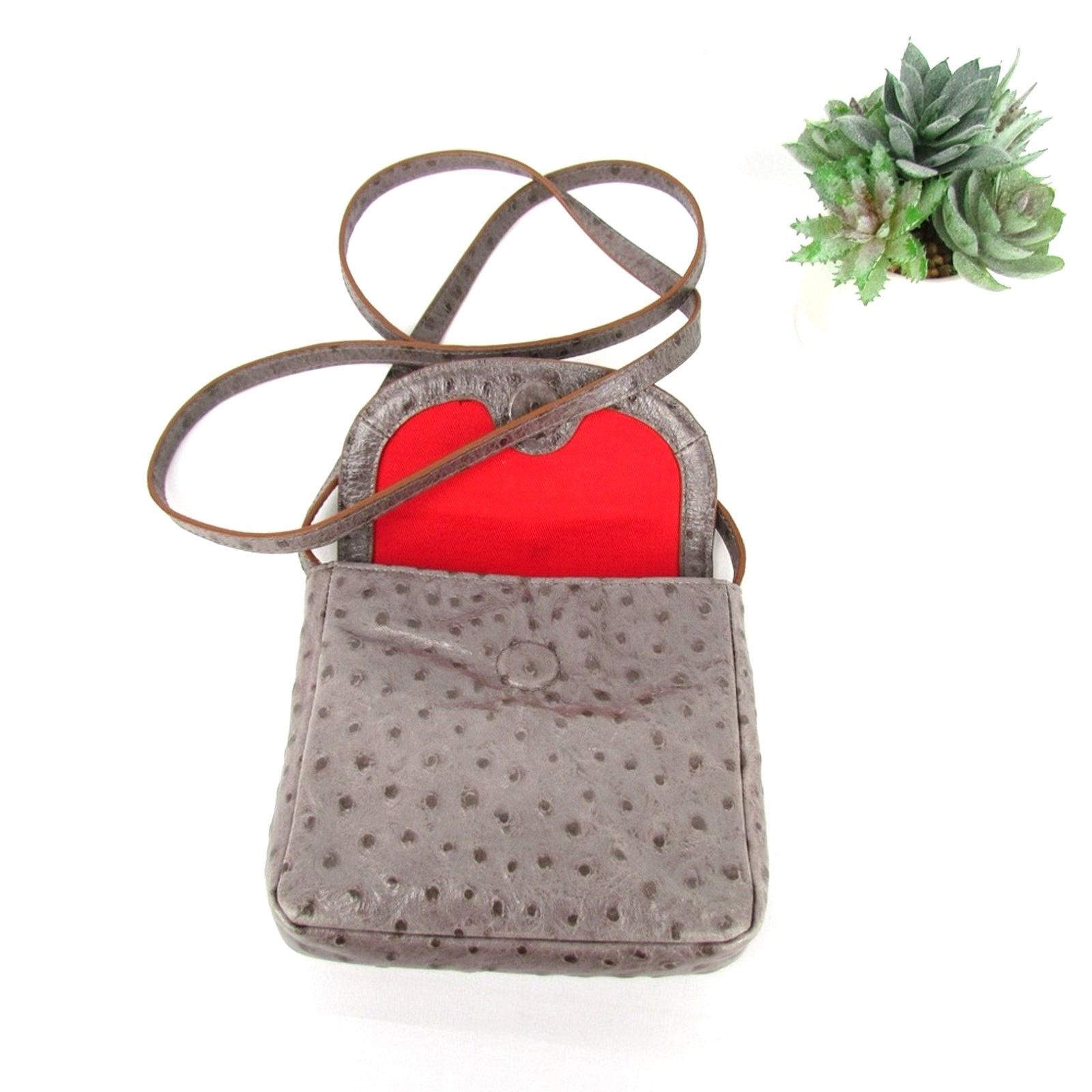 Hobo Hobo International Ostrich Grey Crossbody Mini Bag Size ONE SIZE - 5 Thumbnail