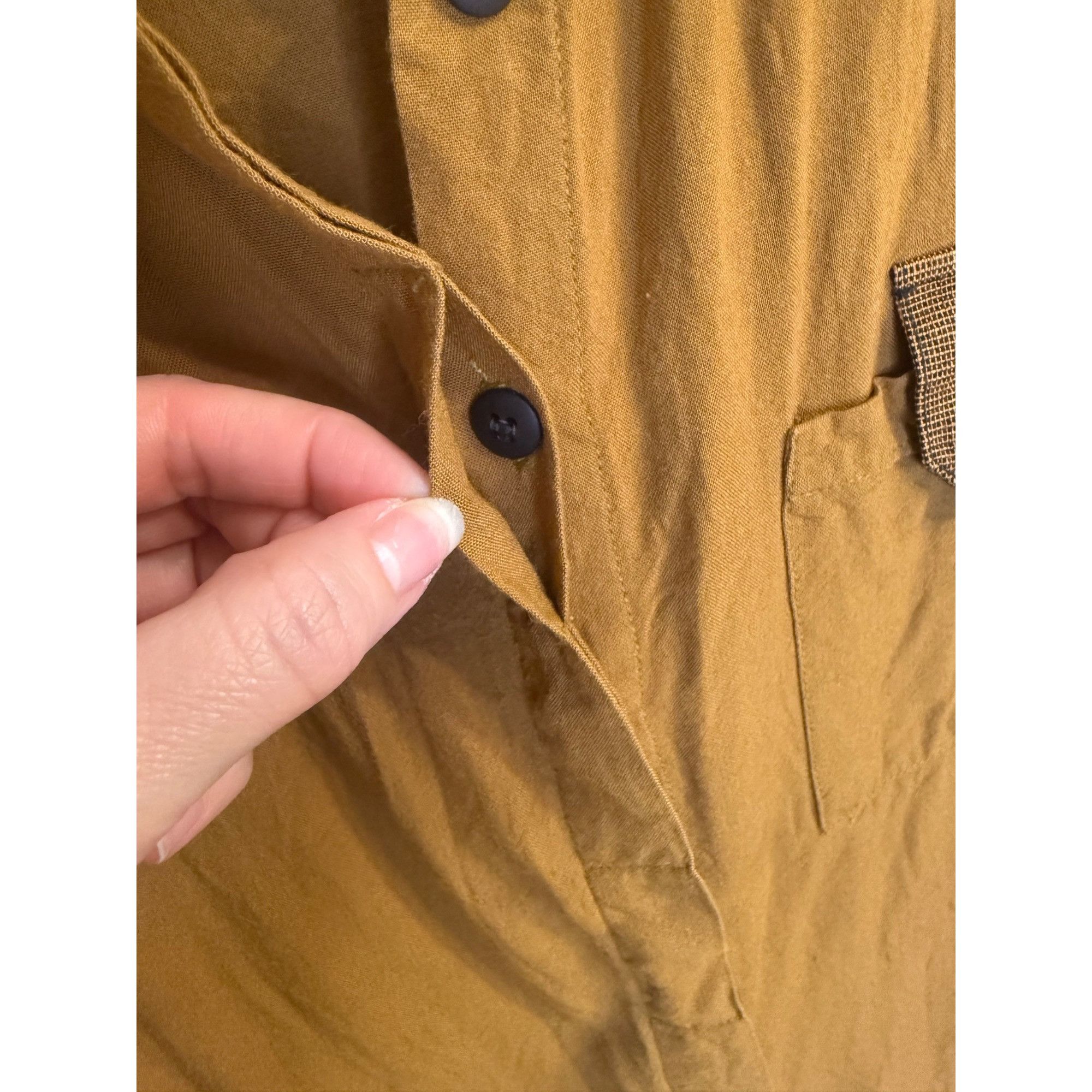Other Petite Illustrations Vintage Mustard Button-Up Shirt Contras Size S / US 4 / IT 40 - 6 Thumbnail