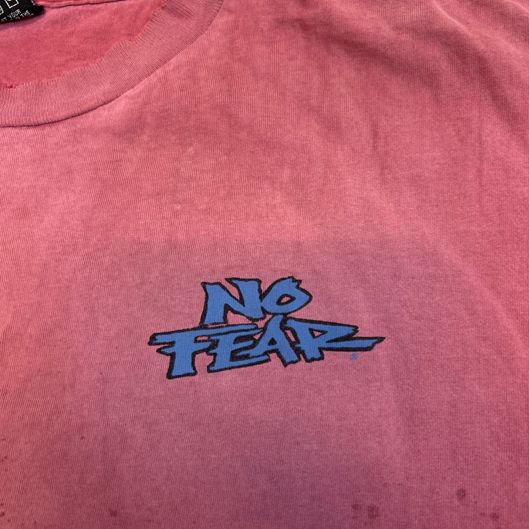 No Fear VINTAGE No Fear T-Shirt 90s X-Large Red Short Sleeve Men's Dream Thief Of Dreams Single Stitch 1990s Fear The Thief Of Dreams (No Fear) Size US XL / EU 56 / 4 - 2 Thumbnail