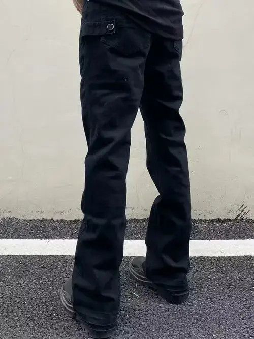 Japanese Brand punk utility carpenter flared jeans Size US 30 / EU 46 - 3 Thumbnail