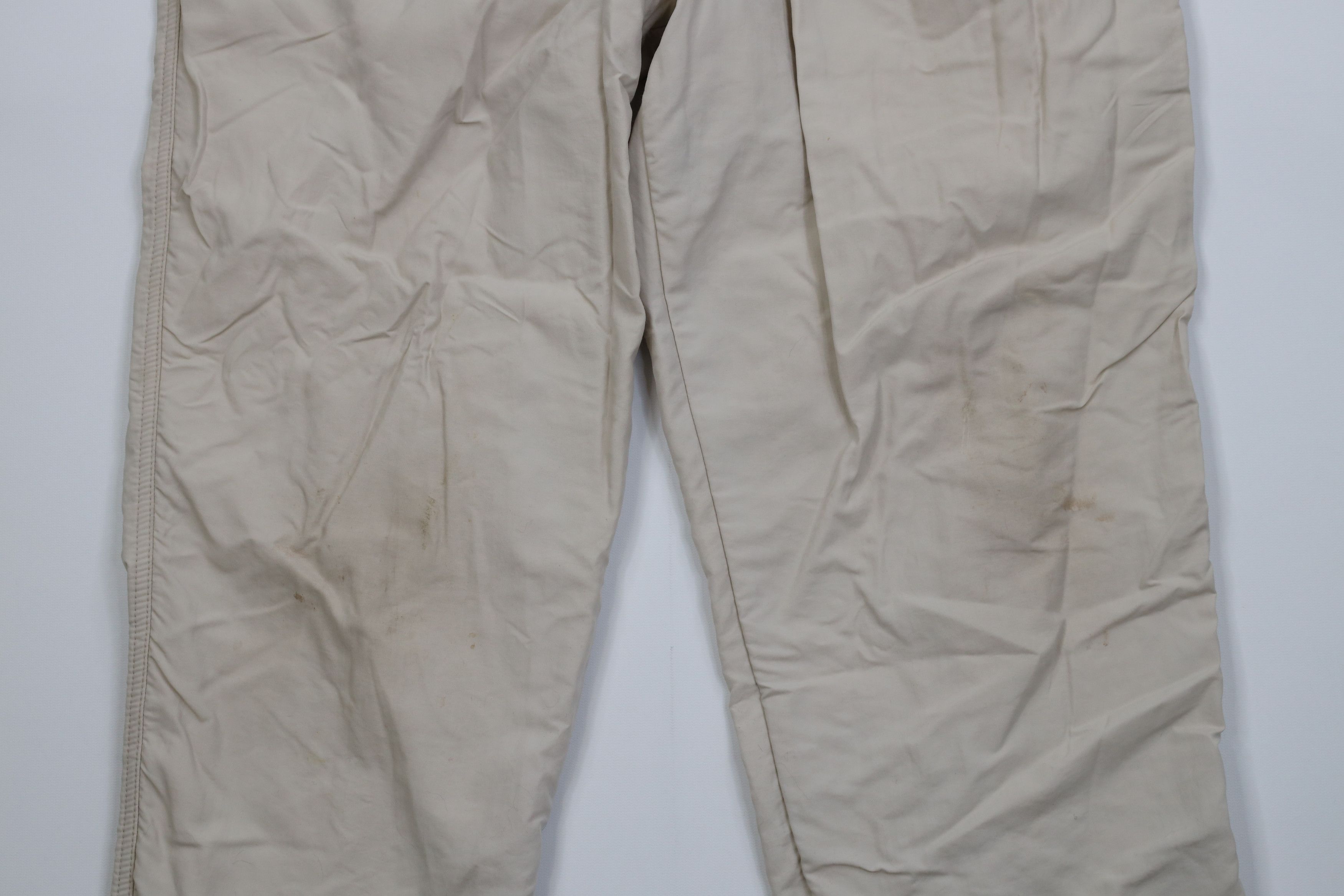 Lands' End Vintage 90s Lands End Lined Windbreaker Pants Beige USA Size 38" / US 16 / IT 52 - 3 Thumbnail