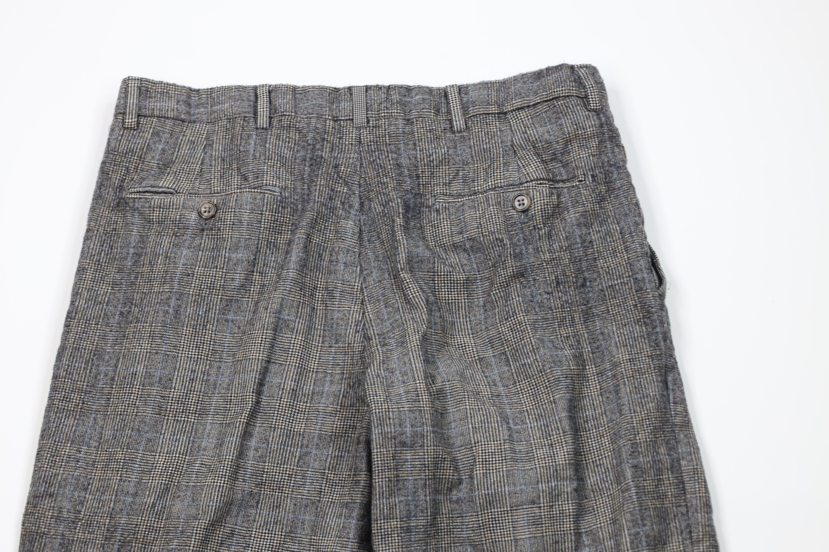 Vintage Vintage 90s Streetwear Tweed Houndstooth Plaid Chino Pants Size US 32 / EU 48 - 10 Thumbnail
