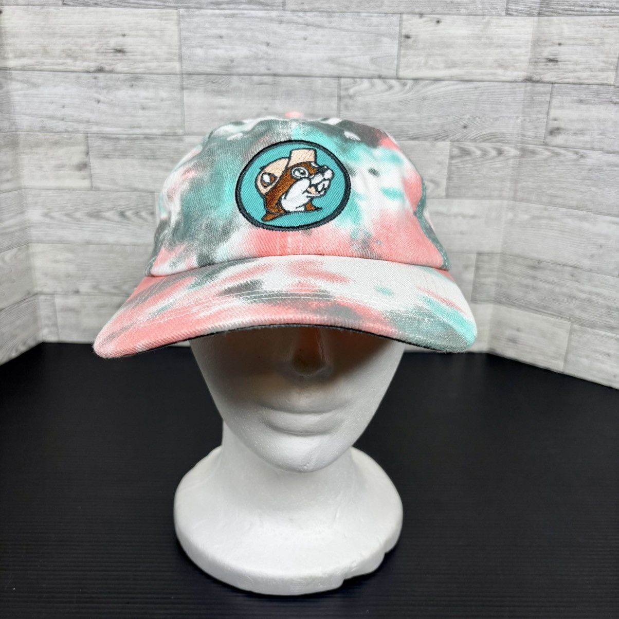 Other Bucees Beaver Baseball Hat Tie Dye Strap Back Cap Adjustable Size ONE SIZE - 2 Thumbnail