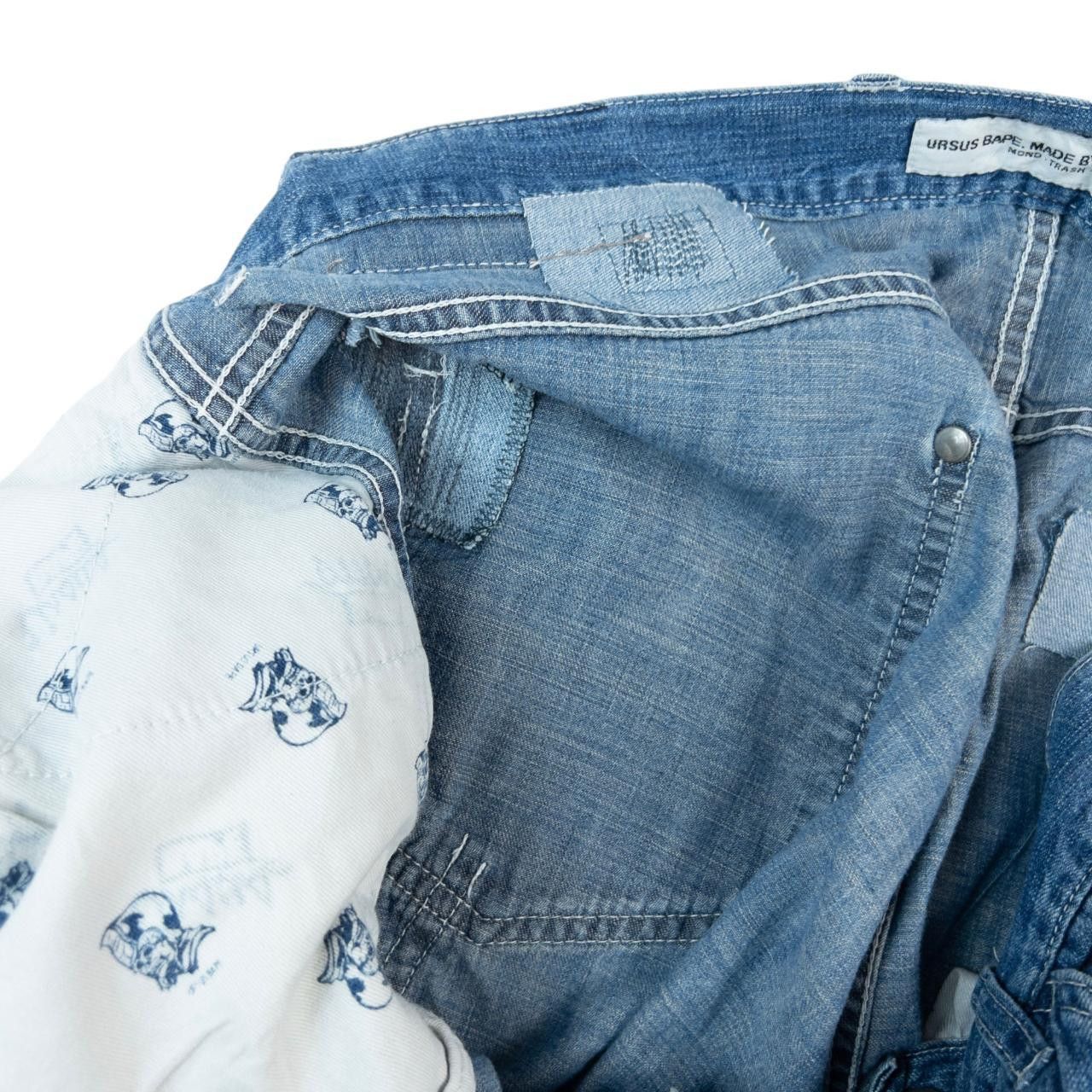 Bape Vintage Bape Ursus Denim Jeans Size L Size US 32 / EU 48 - 6 Thumbnail