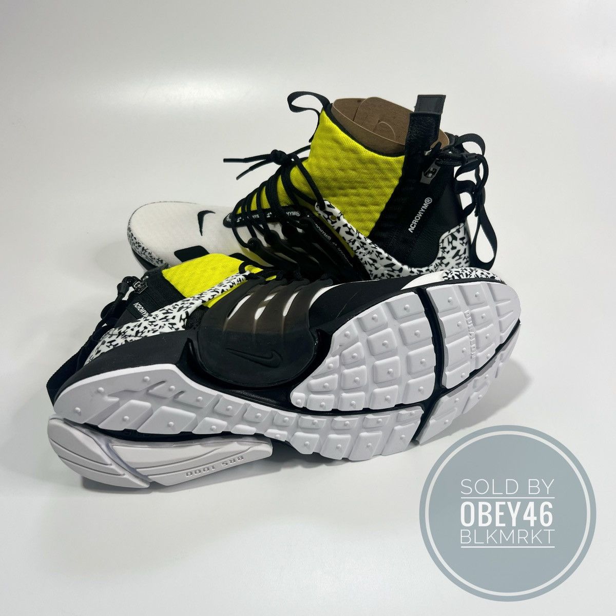 Acronym × Nike Nike Acronym x Air Presto Mid Dynamic Yellow 9 Size US 9 / EU 42 - 7 Thumbnail