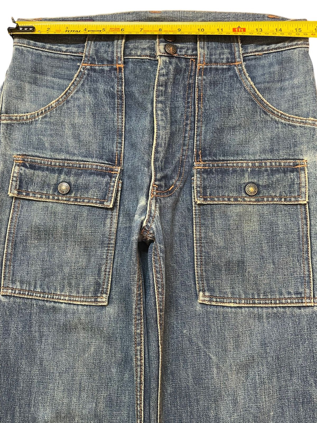Nepenthes Vintage Japan Nepenthes Bush Pants Faded Style Loose Jeans Size US 30 / EU 46 - 11 Thumbnail
