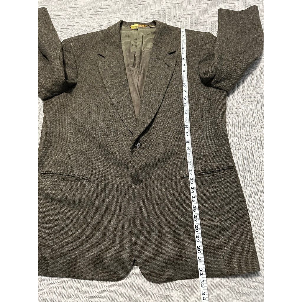 Donna Karan Donna Karan brown tweed cashmere two button blazer size 46R Size 46R - 9 Thumbnail