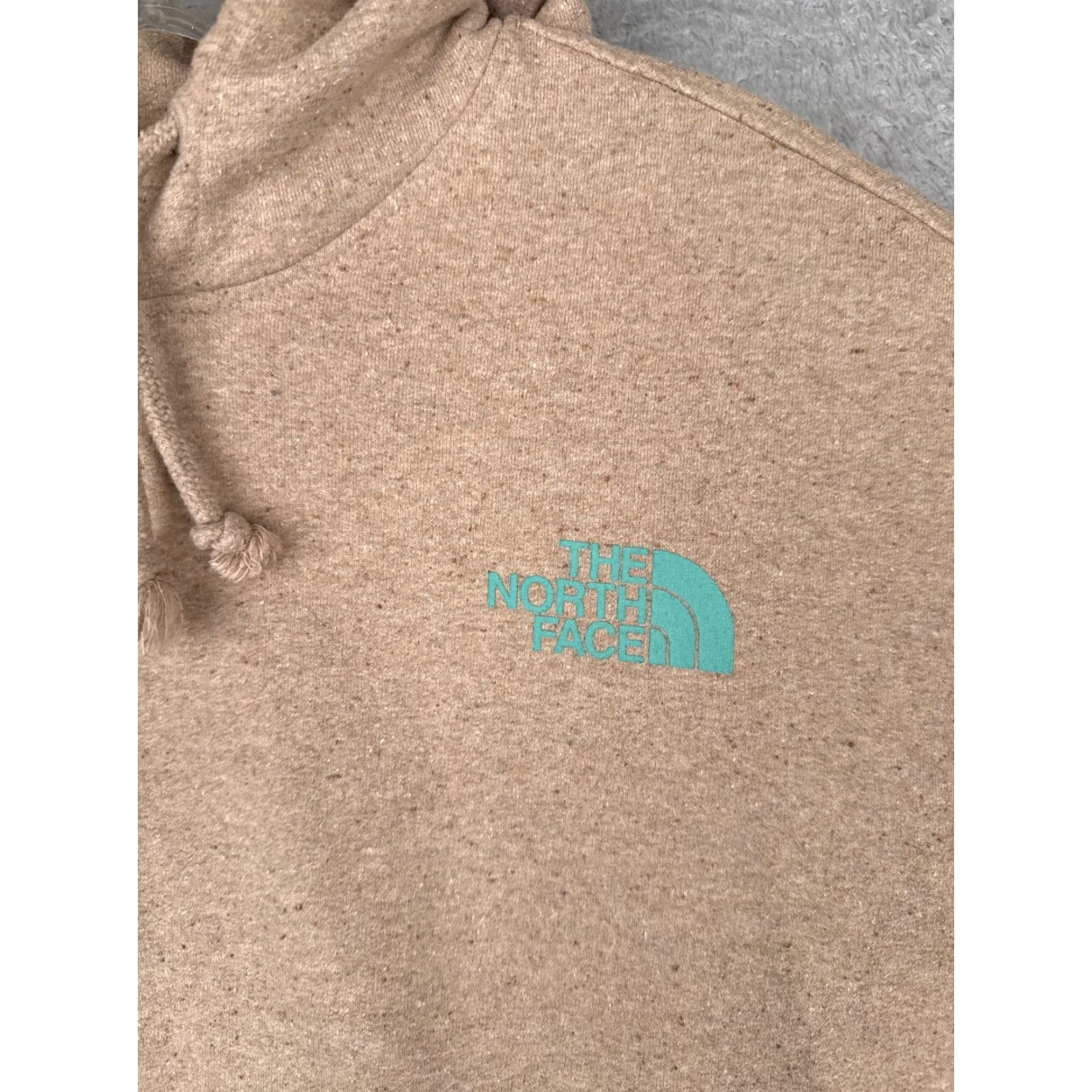 The North Face The North Face Hoodie Women Small Beige Pullover Sweater Front Crop Terry Size S / US 4 / IT 40 - 7 Thumbnail
