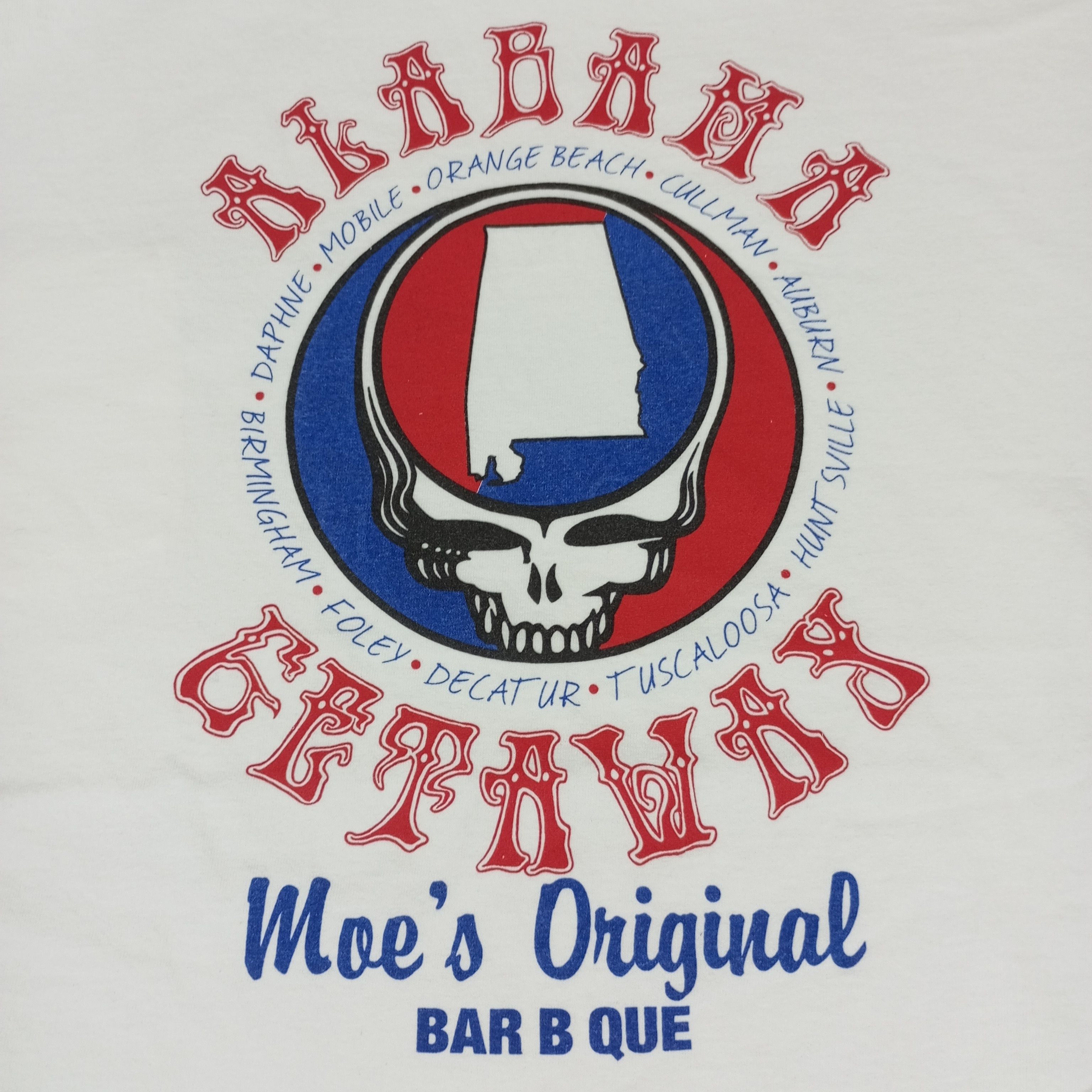 Vintage Alabama Getaway Grateful Dead Style Logo Tshirt Size US XXL / EU 58 / 5 - 2 Thumbnail