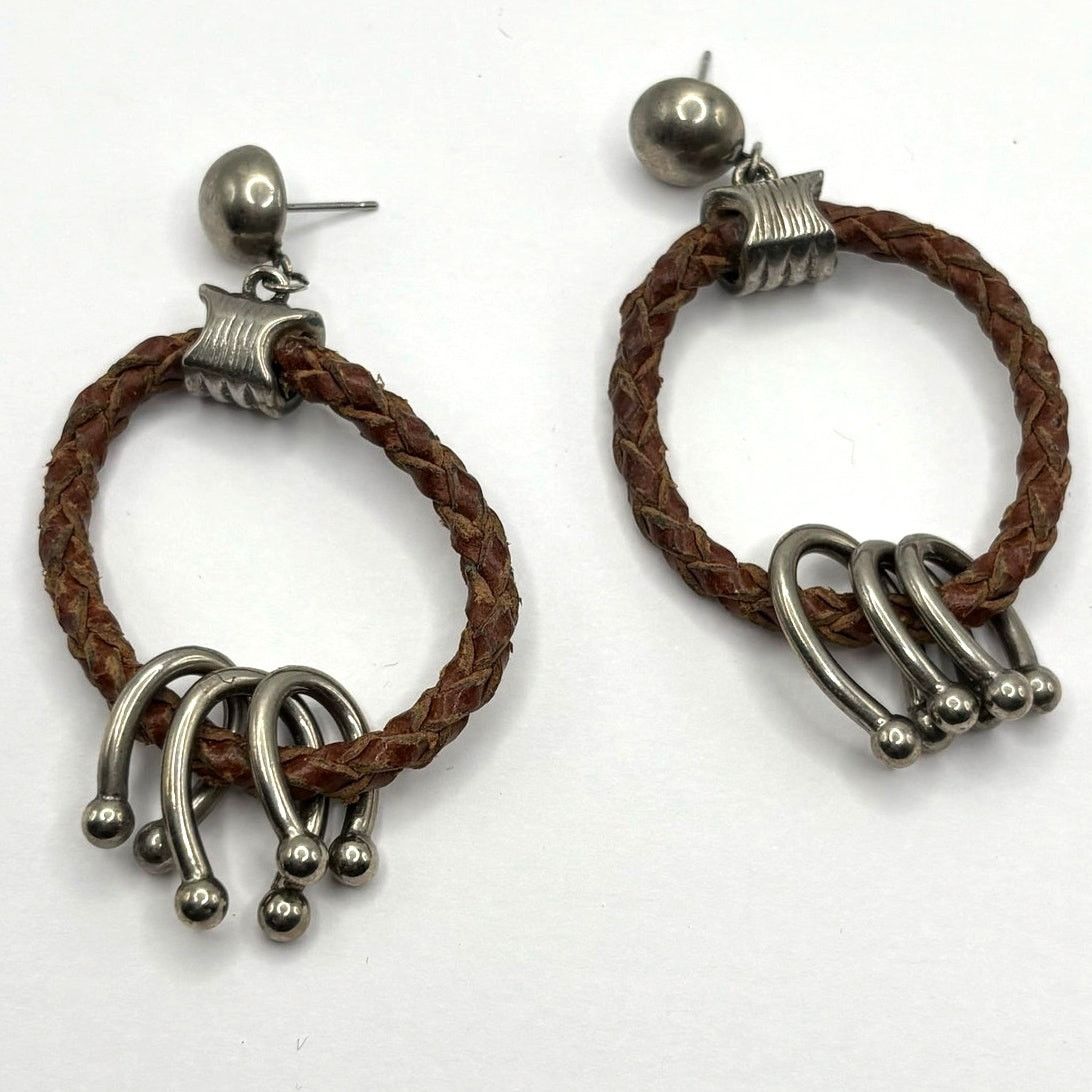 Other Brown Braided Boho Earrings Size ONE SIZE - 2 Thumbnail