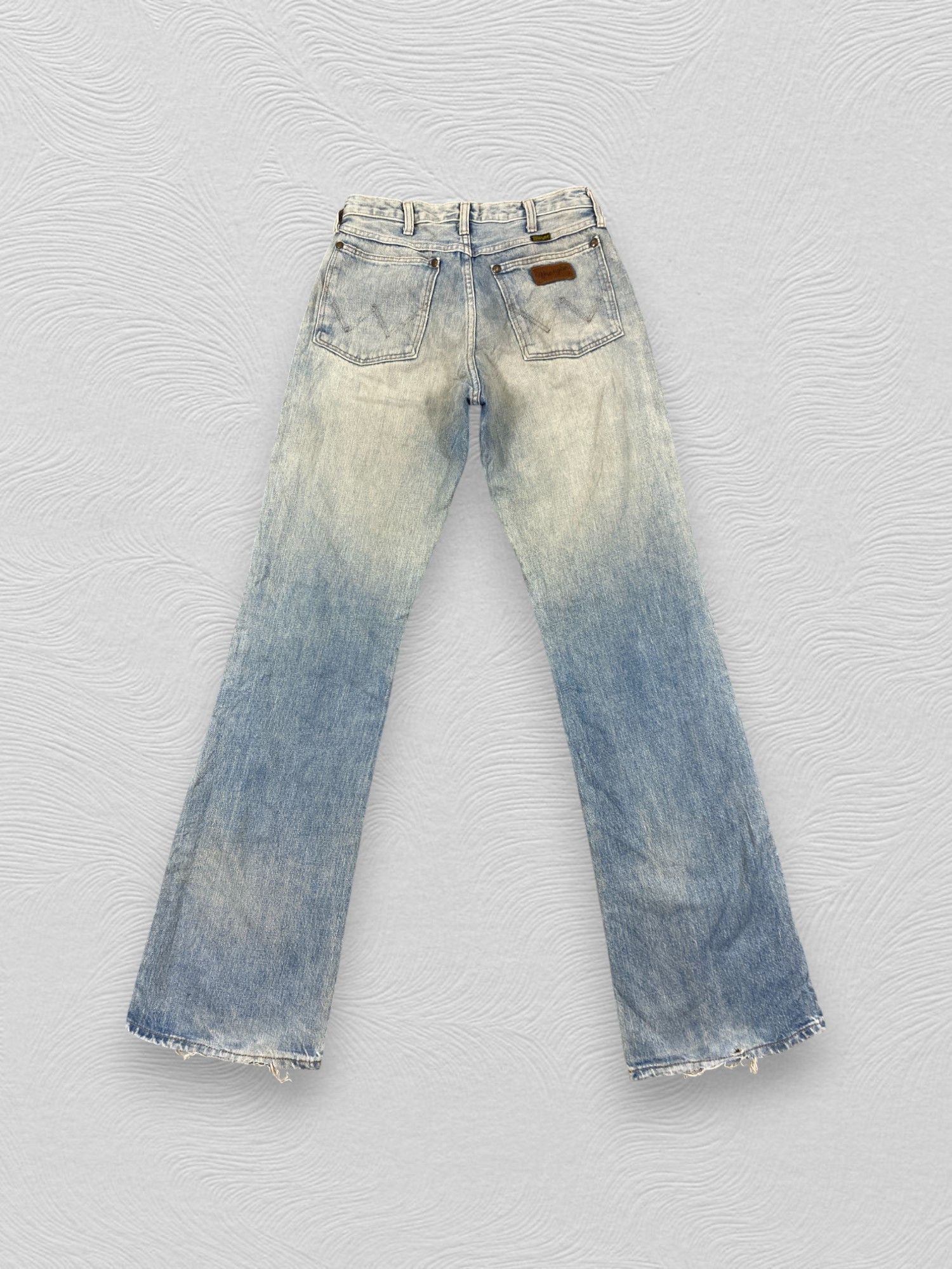 Japanese Brand Vintage Wrangler Flare Jeans 27x33.5 Denim- JN3804 Size US 27 - 2 Thumbnail