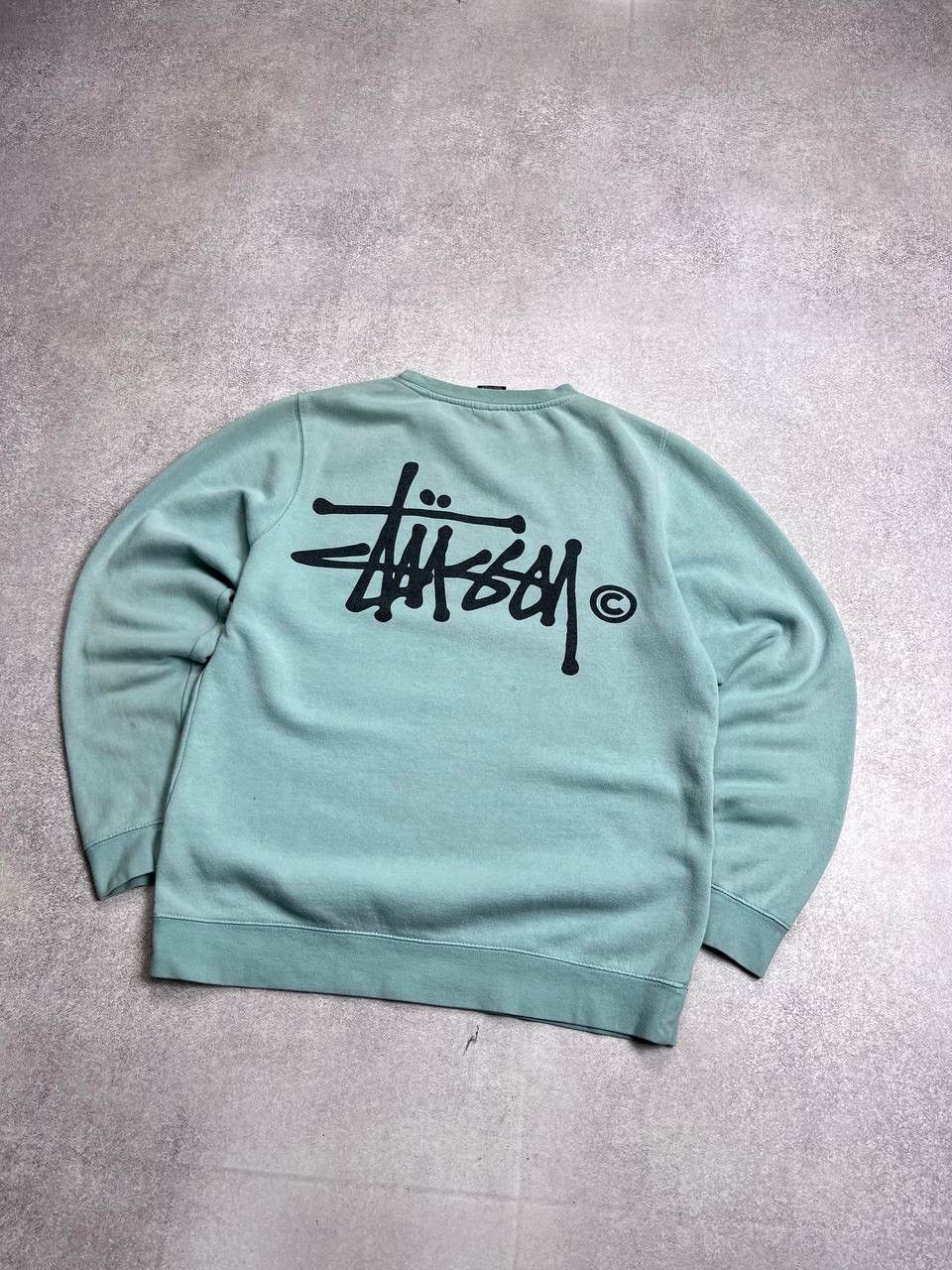 Stussy Vintage Stussy Big Logo Boxy Sweatshirt Y2K M Size US M / EU 48-50 / 2 - 2 Thumbnail