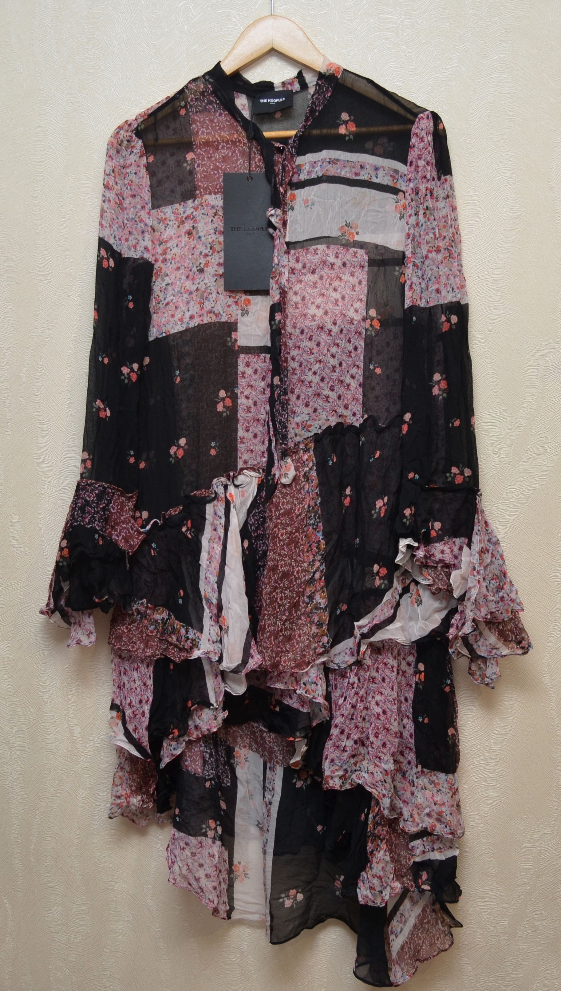 Designer × The Kooples The Kooples Floral Print Viscose Dress NWT RRP €340 Size M / US 6-8 / IT 42-44 - 1 Thumbnail