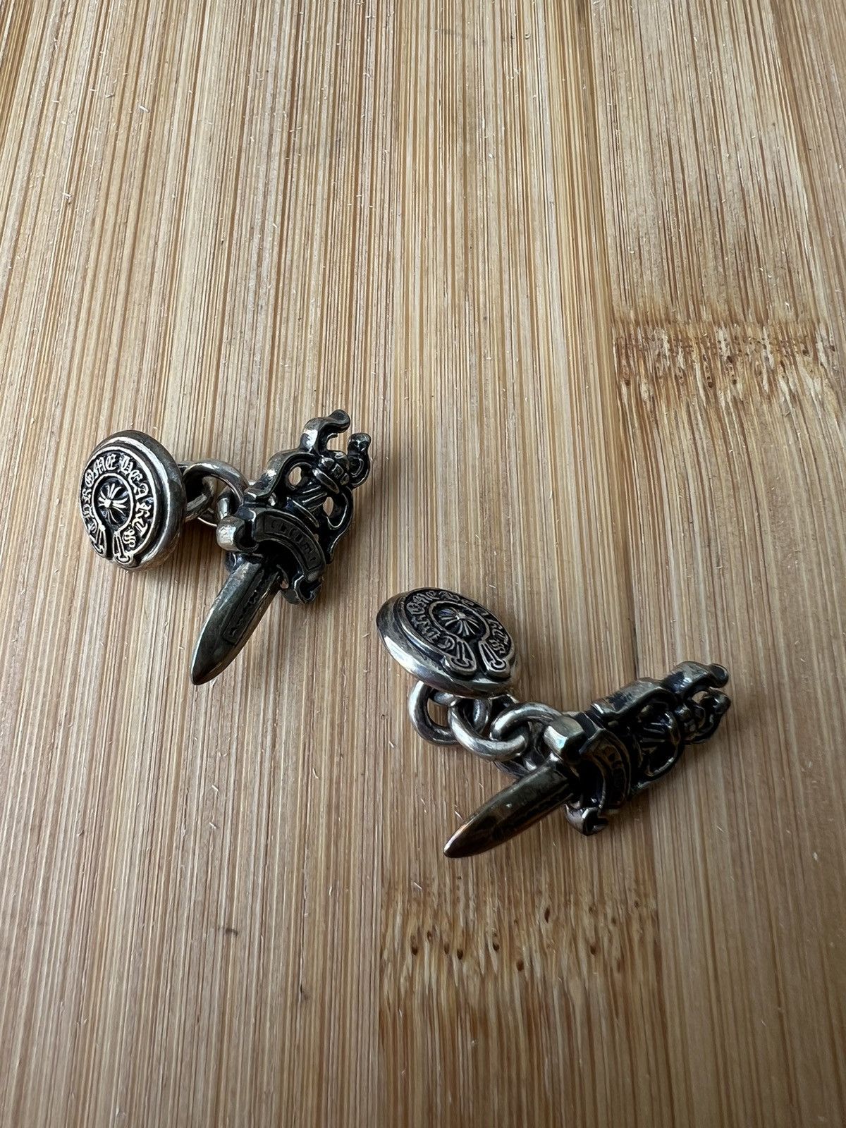 Chrome Hearts Chrome hearts DAGGER silver cuff links Size ONE SIZE - 3 Thumbnail