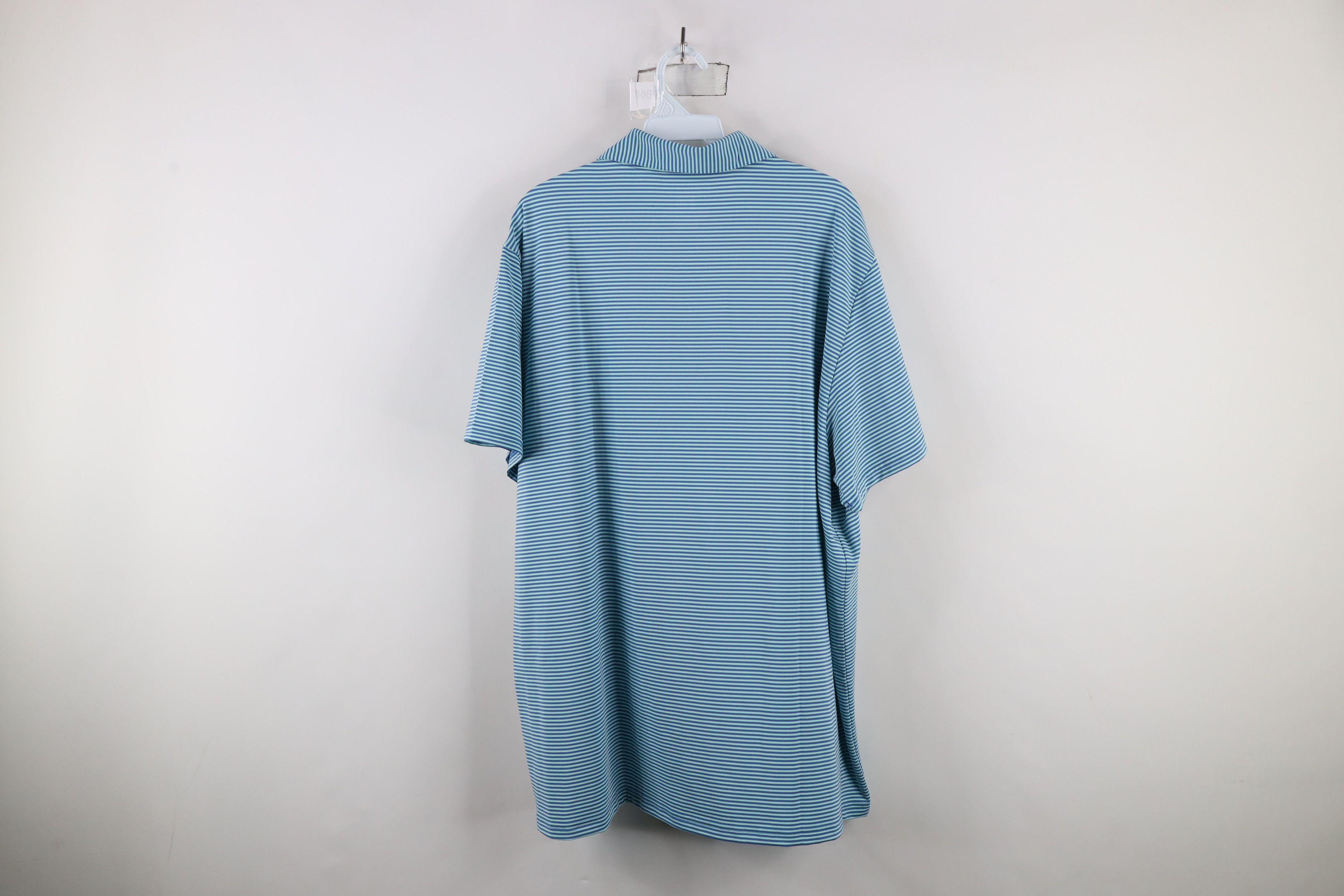 Bonobos × Vintage Bonobos Fit Stretch Striped Collared Golf Polo Shirt Blue Size US XXL / EU 58 / 5 - 7 Thumbnail