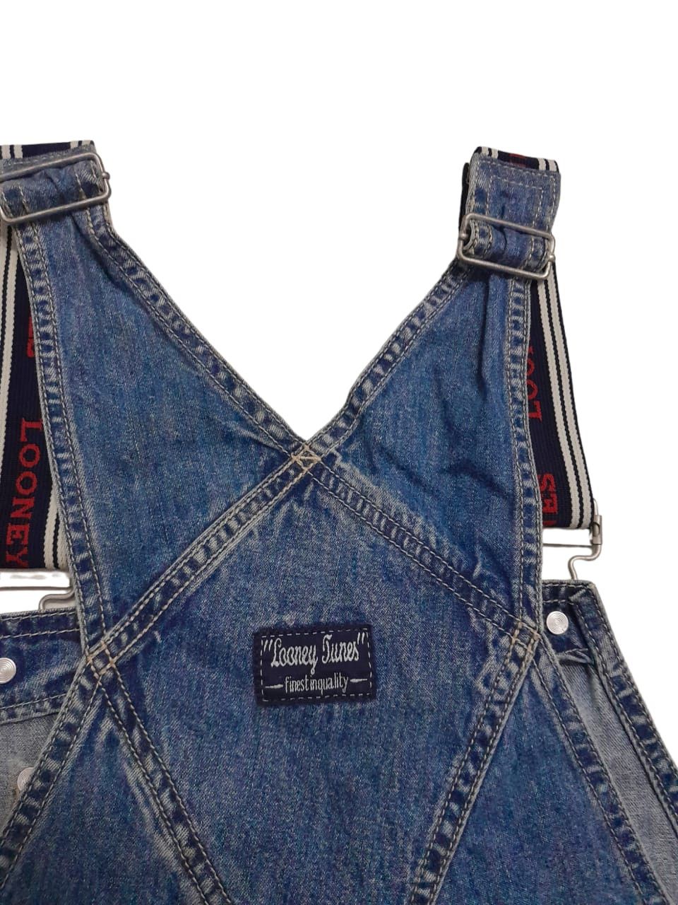 Vintage × Warner Bros 90s Looney Tunes Warner Bros Denim Overalls (F55) Waist 32 Size US 32 / EU 48 - 8 Thumbnail