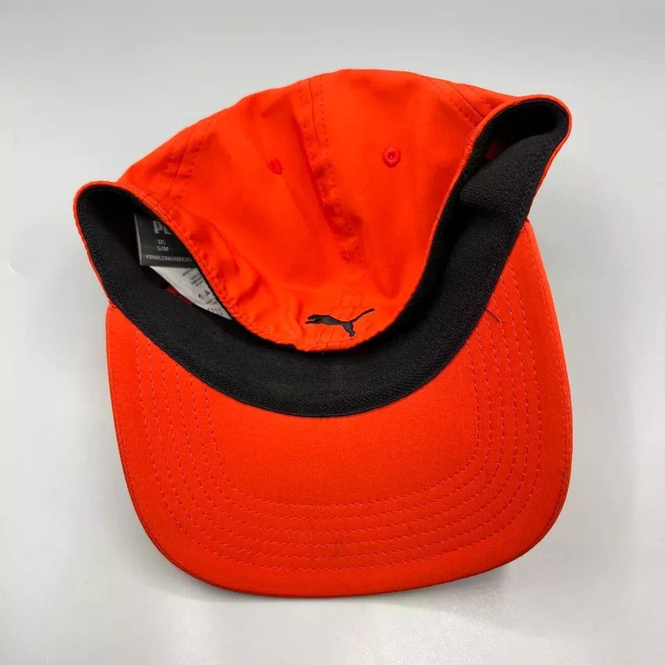 Puma Puma Hat Men Small-Medium Red Stretch Fitted Cap S-M Size ONE SIZE - 5 Thumbnail